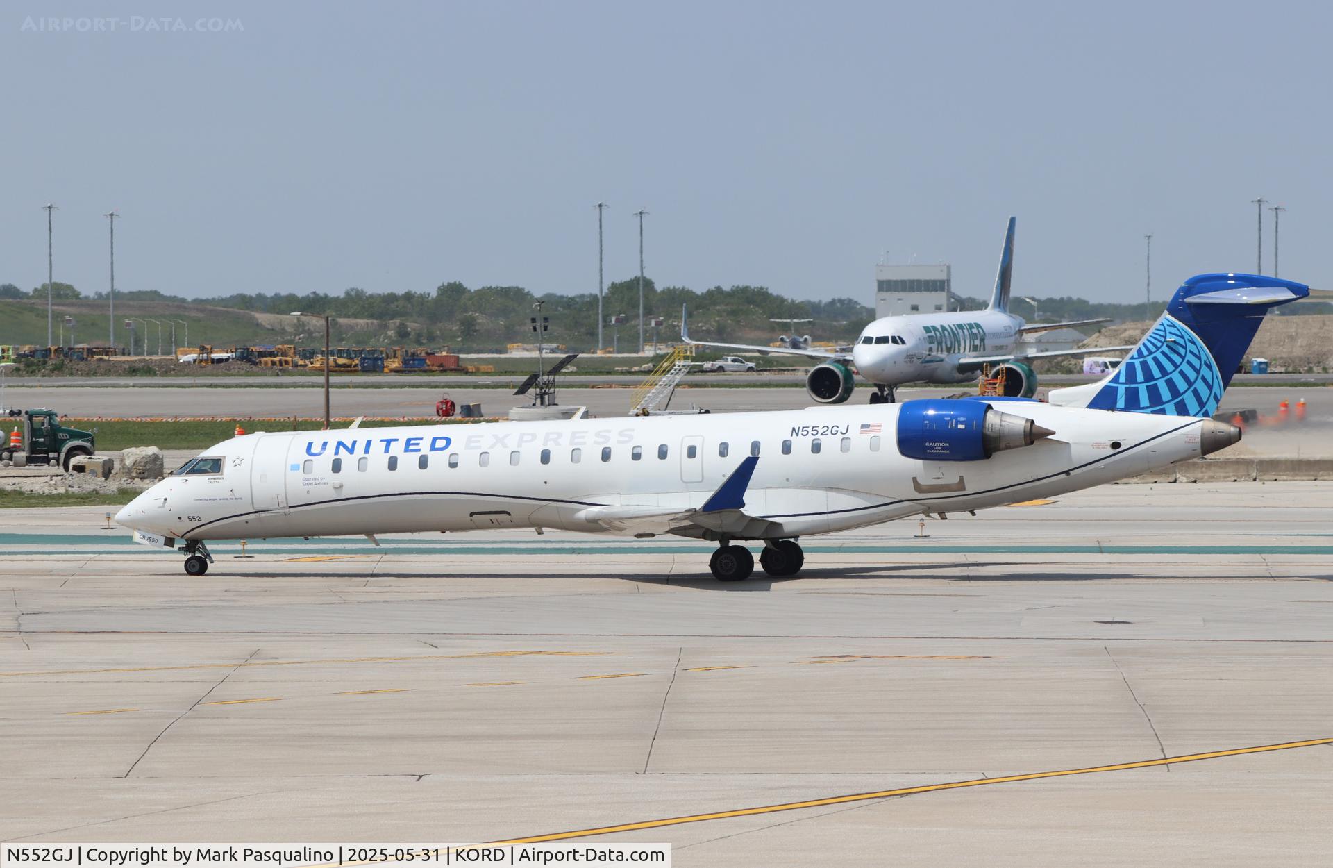N552GJ, 2009 Bombardier CRJ-702 (CL-600-2C10) C/N 10287, CL-600-2C10