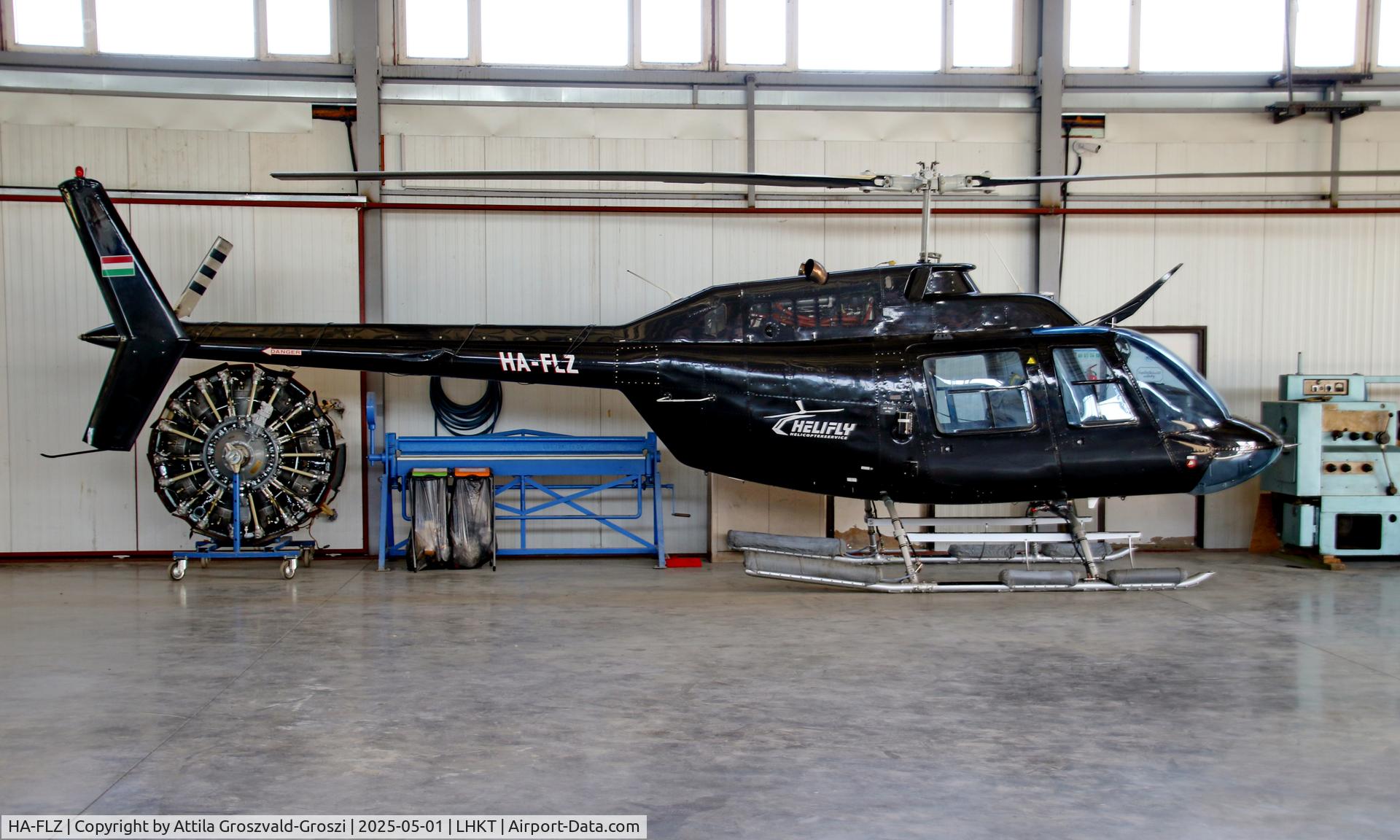 HA-FLZ, 1979 Bell 206B C/N 2843, LHKT - Kadarkút Airport, Hungary.