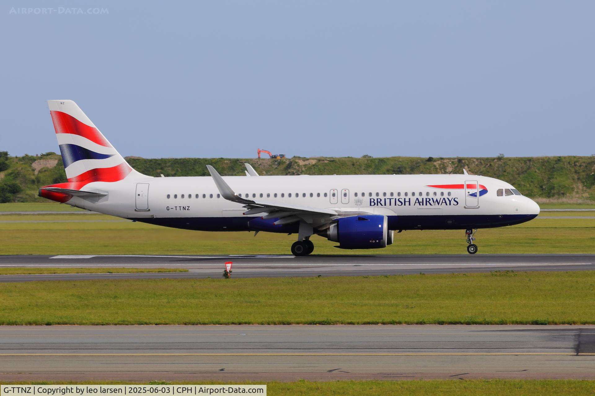 G-TTNZ, 2024 Airbus A320-251 Neo C/N 12158, Copenhagen 3.6.2025