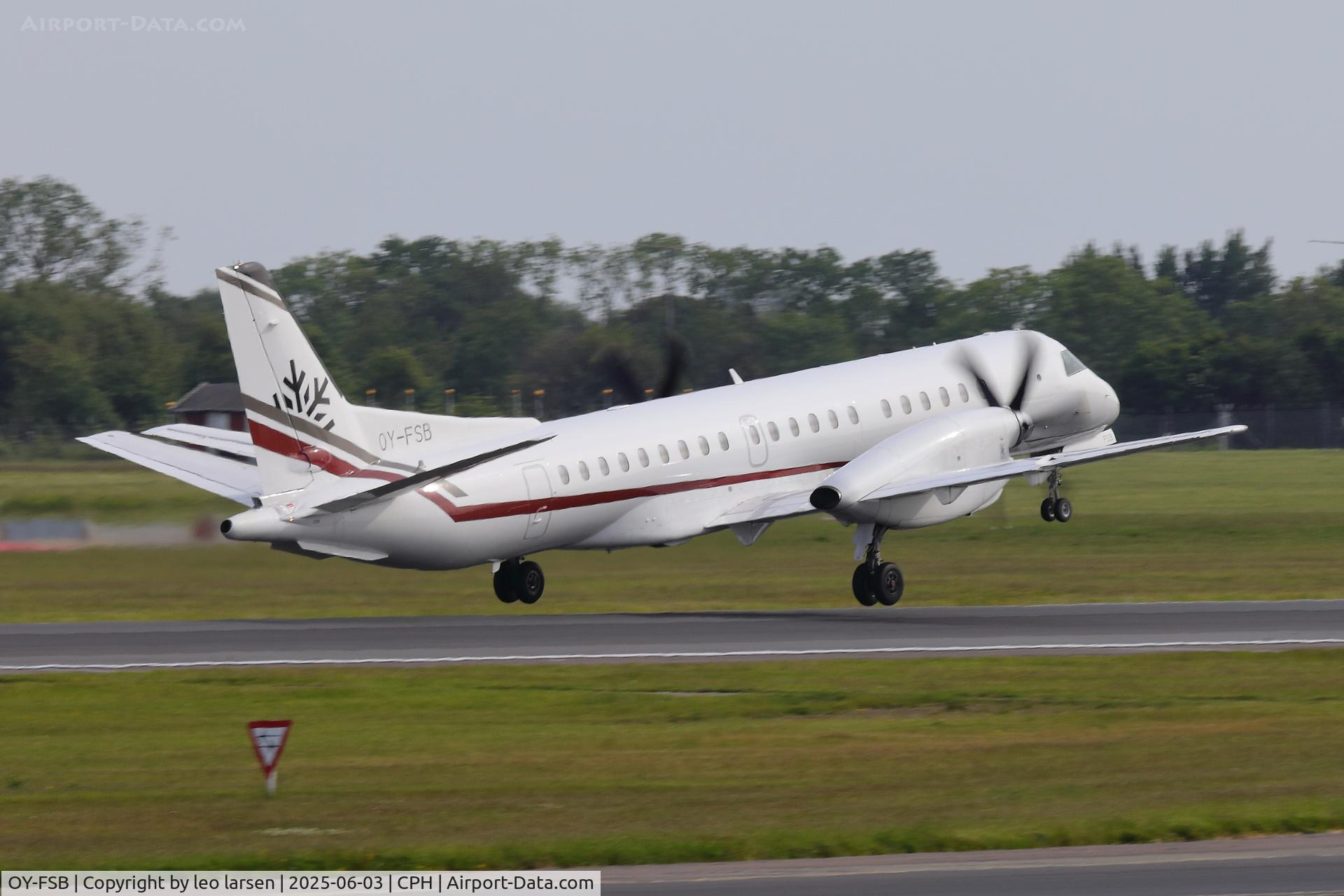OY-FSB, 1995 Saab 2000 C/N 2000-013, Copenhagen 3.6.2025