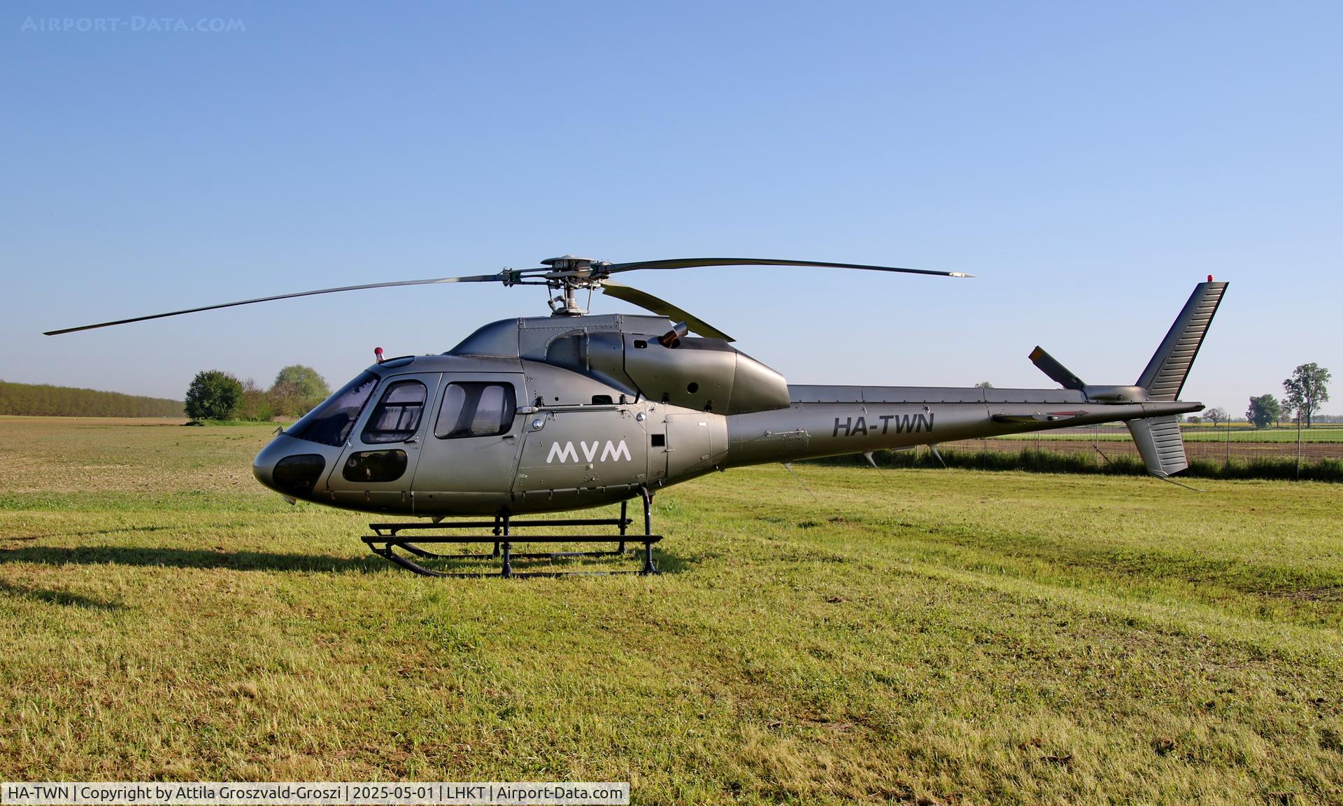 HA-TWN, 1997 Aerospatiale AS-355F-2 Ecureuil 2 C/N 5614, LHKT - Kadarkút Airport, Hungary. Kadarkút Airshow 2025