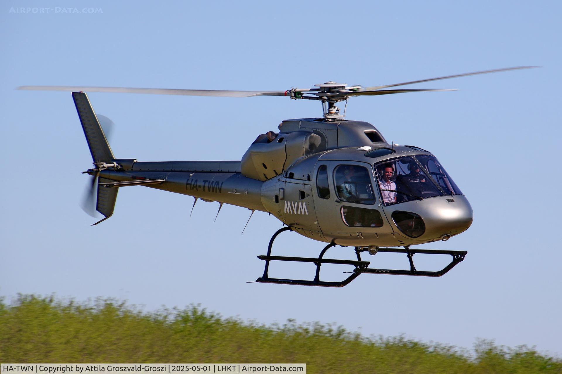 HA-TWN, 1997 Aerospatiale AS-355F-2 Ecureuil 2 C/N 5614, LHKT - Kadarkút Airport, Hungary. Kadarkút Airshow 2025