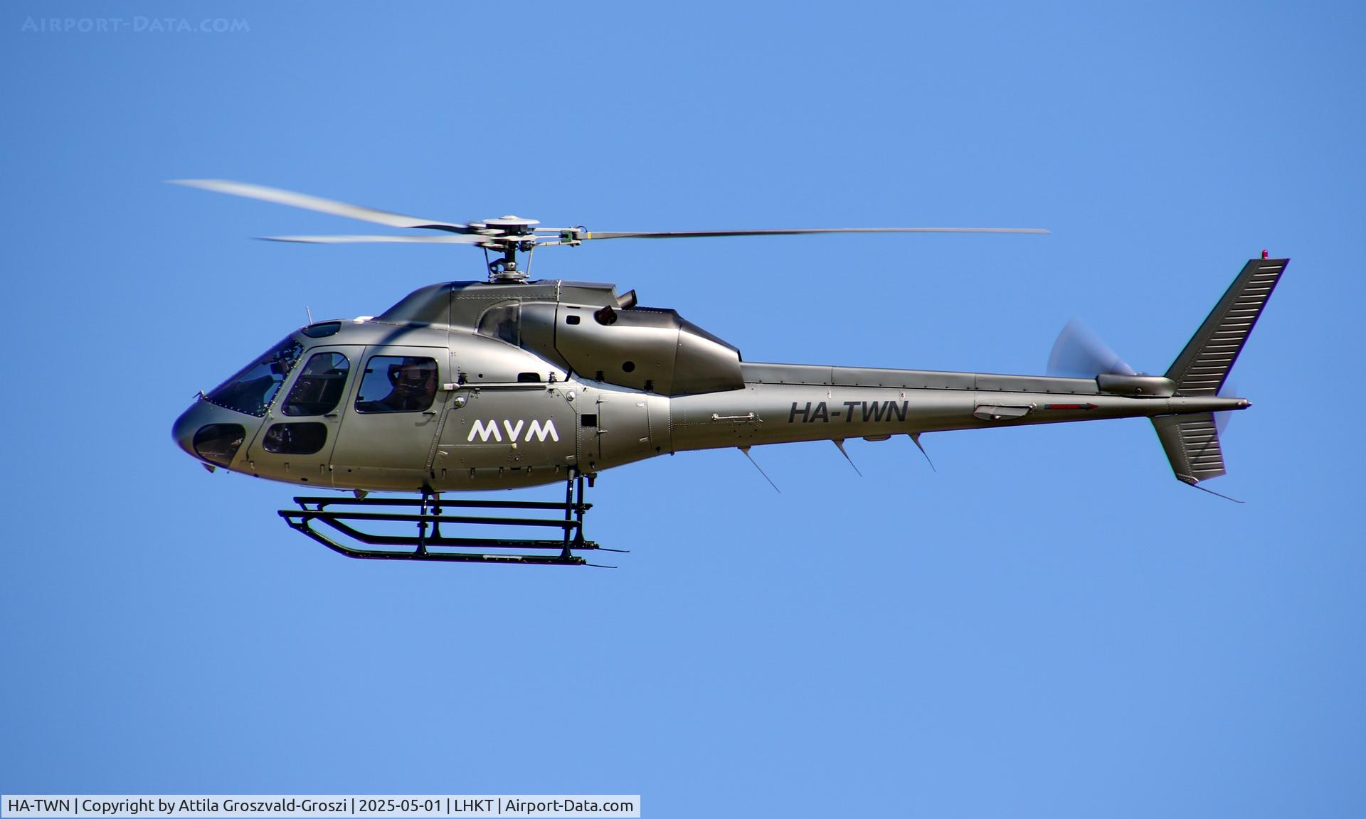 HA-TWN, 1997 Aerospatiale AS-355F-2 Ecureuil 2 C/N 5614, LHKT - Kadarkút Airport, Hungary. Kadarkút Airshow 2025
