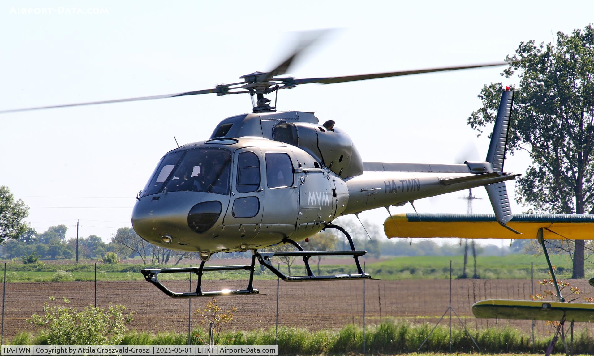 HA-TWN, 1997 Aerospatiale AS-355F-2 Ecureuil 2 C/N 5614, LHKT - Kadarkút Airport, Hungary. Kadarkút Airshow 2025