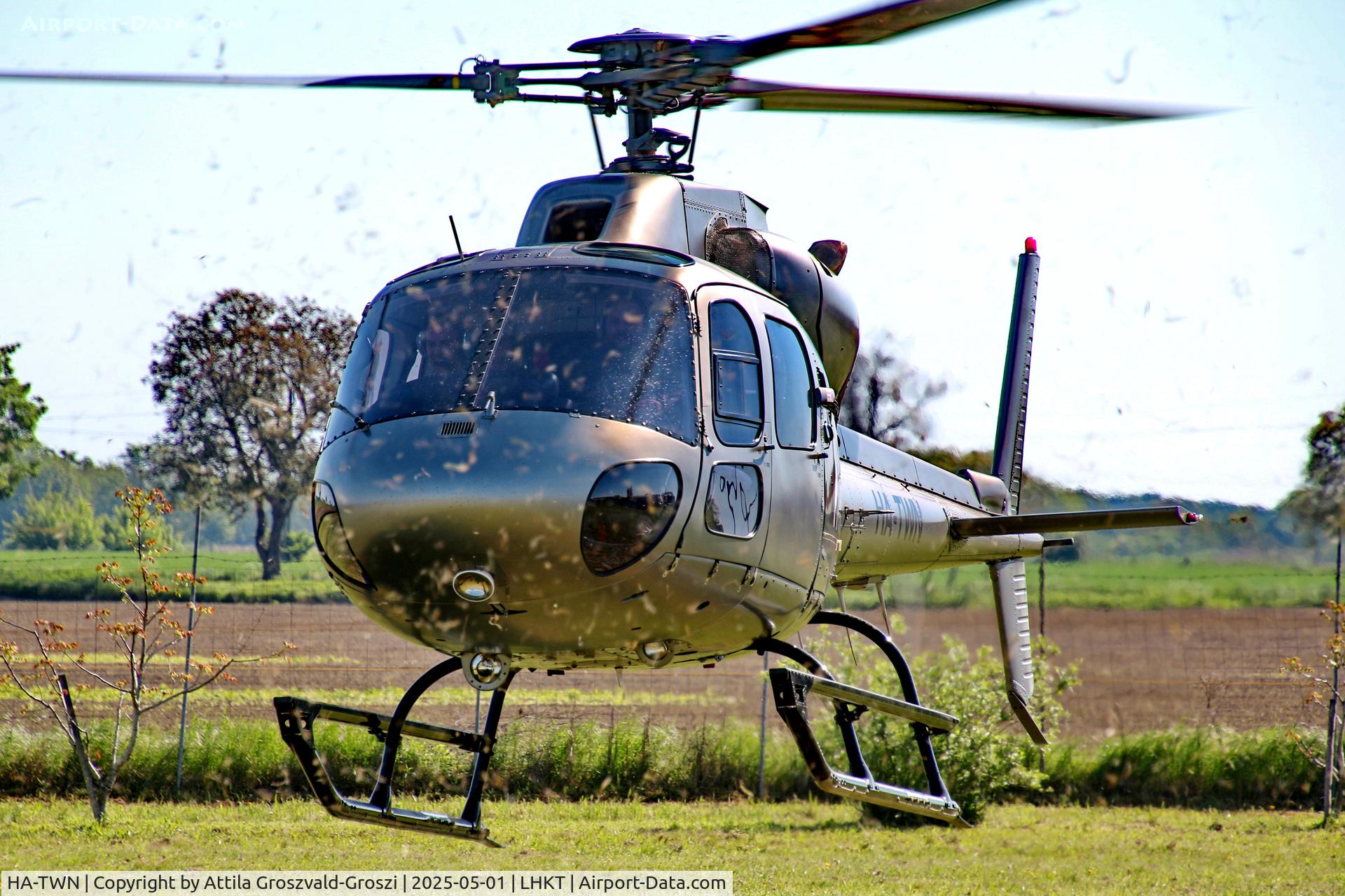 HA-TWN, 1997 Aerospatiale AS-355F-2 Ecureuil 2 C/N 5614, LHKT - Kadarkút Airport, Hungary. Kadarkút Airshow 2025
