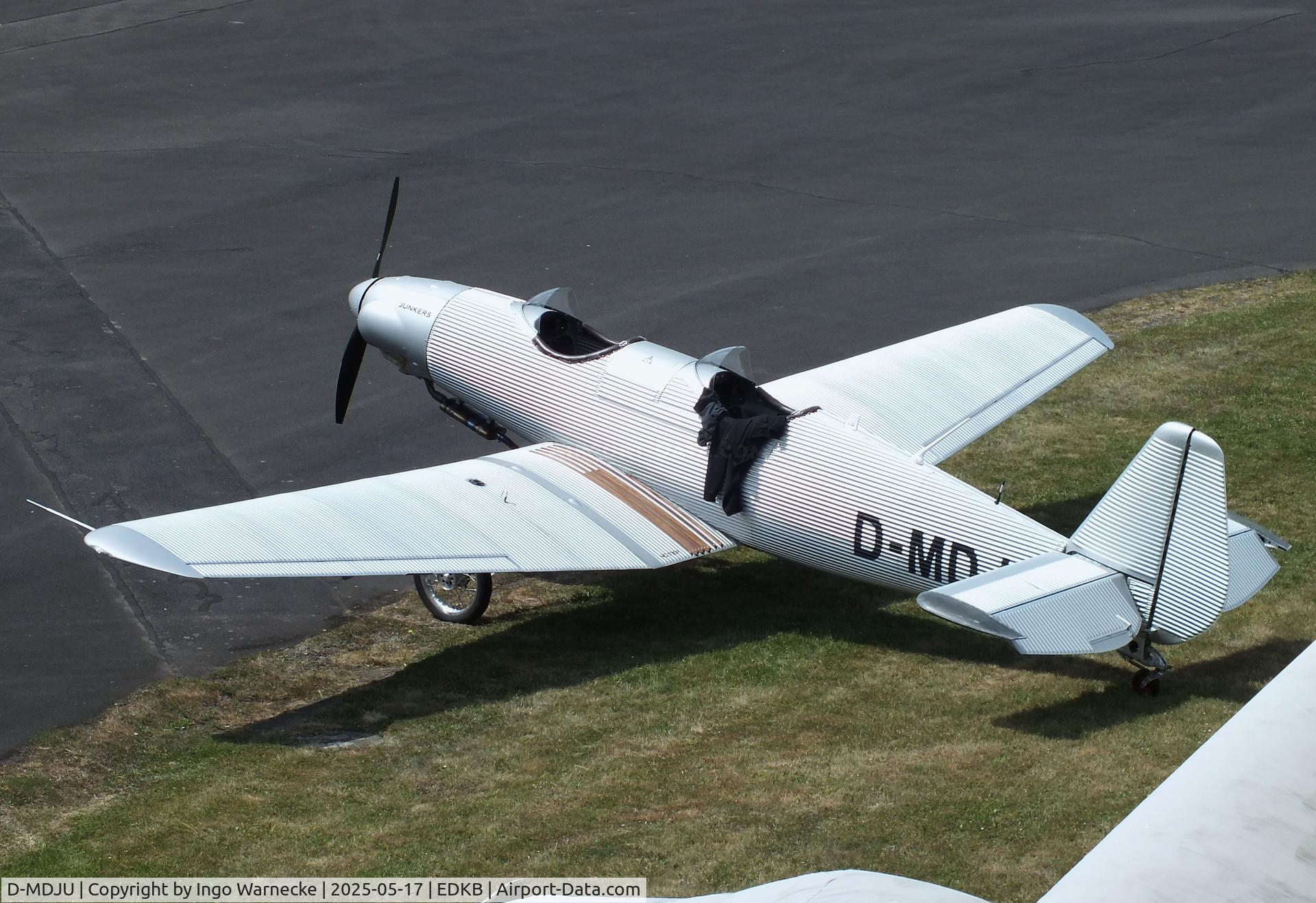 D-MDJU, 2021 Junkers Flugzeugwerke AG A50ci Replica C/N 001, Junkers Flugzeugwerke A 50 ci Junior replica at Bonn-Hangelar airfield '2505