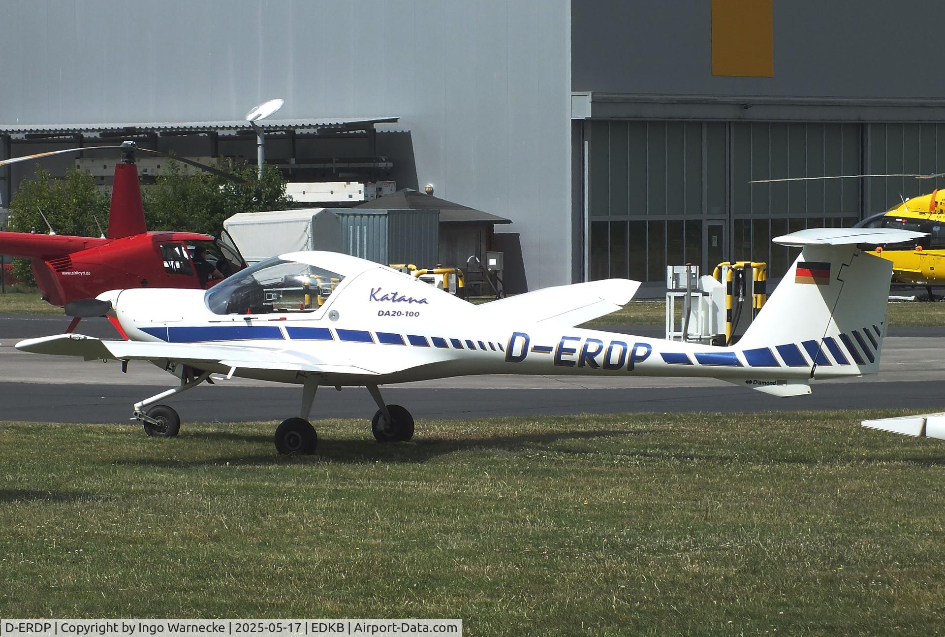 D-ERDP, Diamond DA-20-100 Katana 100 C/N 10031, Diamond DA-20-100 Katana 100 at Bonn-Hangelar airfield '2505
