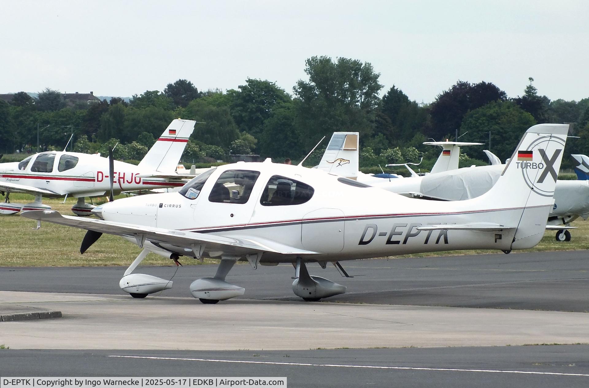 D-EPTK, Cirrus SR22 C/N 3610, Cirrus SR22 X Turbo at Bonn-Hangelar airfield '2505