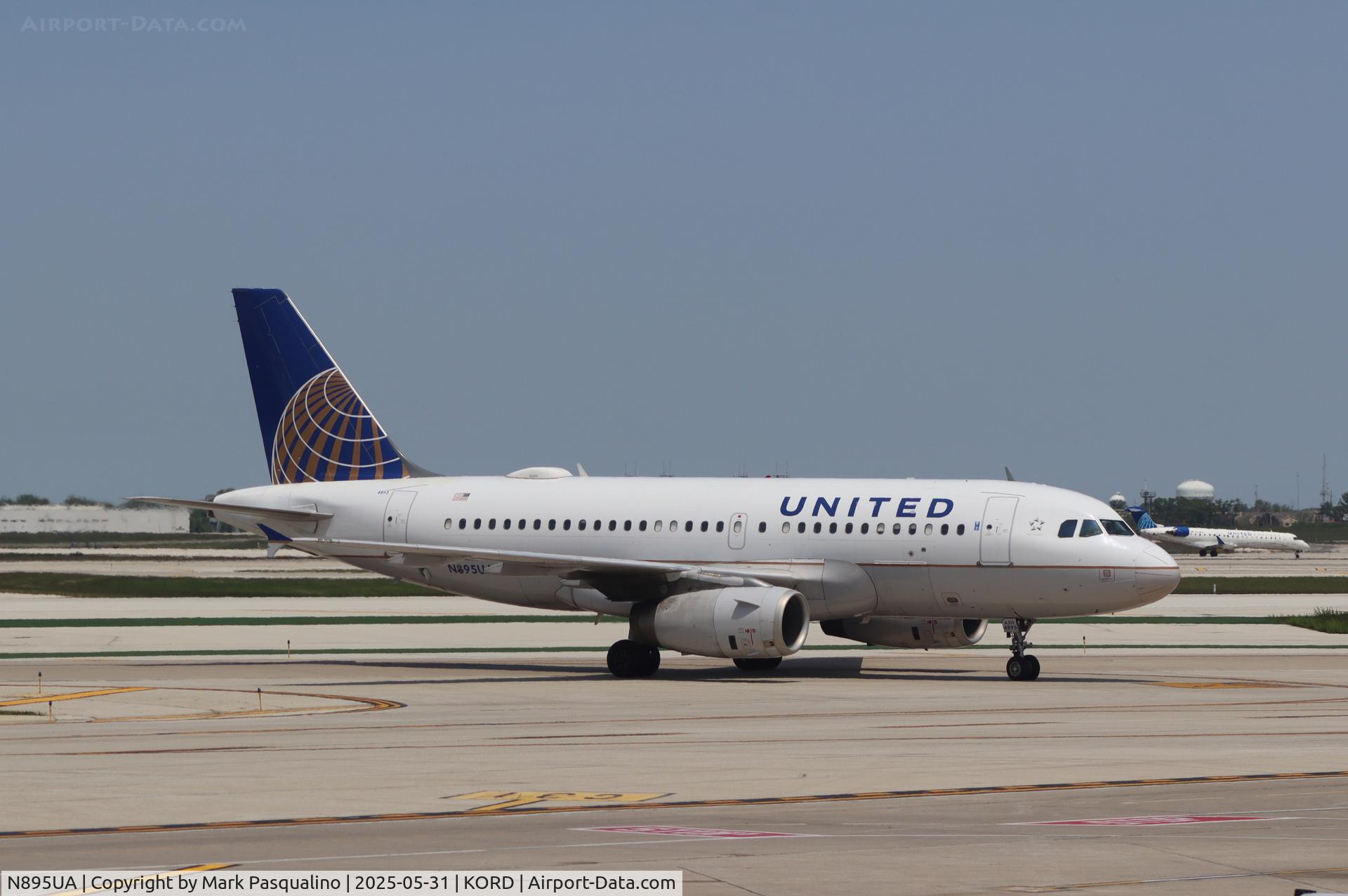N895UA, 2007 Airbus A319-132 C/N 3020, Airbus A319-132