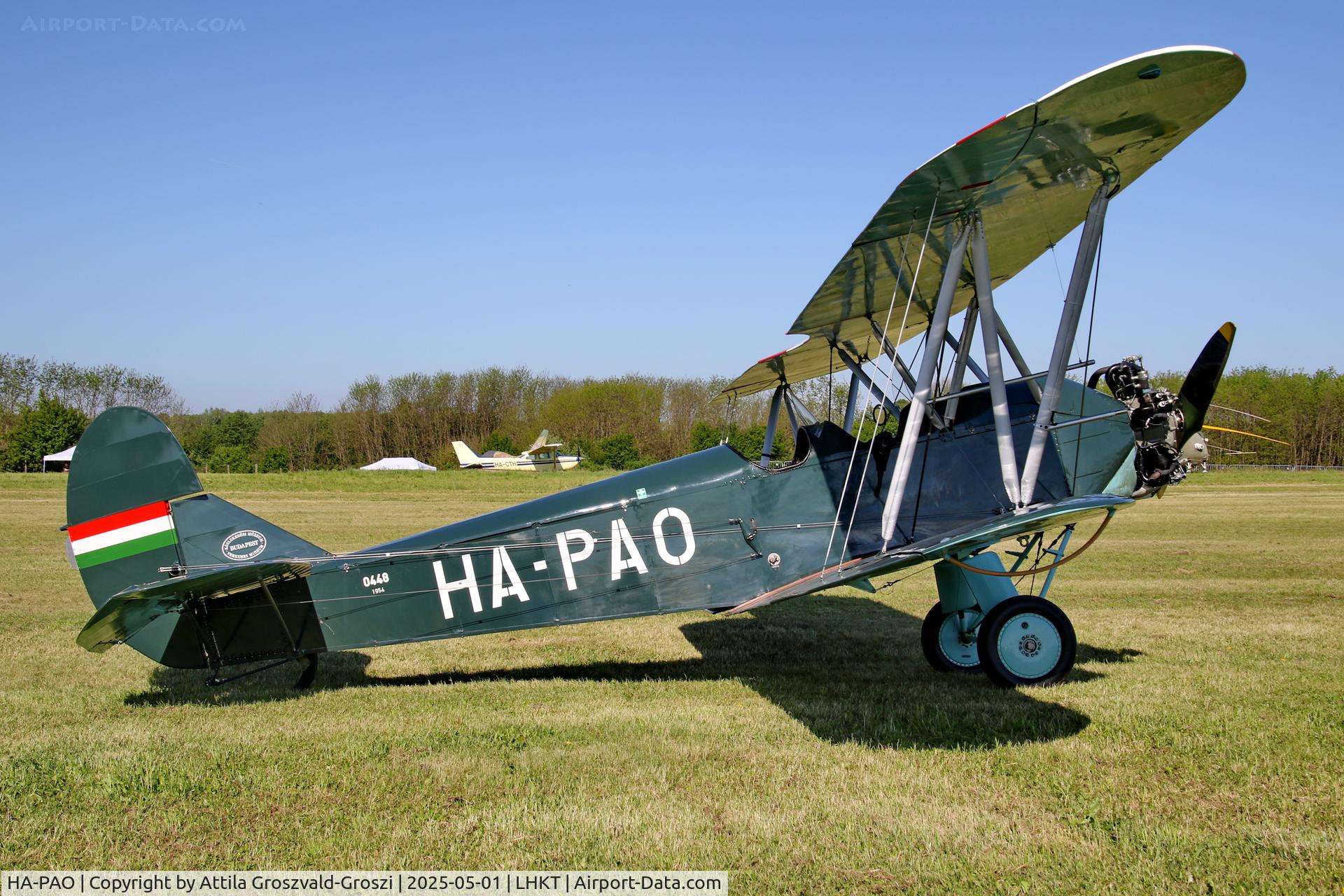 HA-PAO, 1954 PZL-Okecie CSS-13 (Polikarpov Po-2) C/N 0448, LHKT - Kadarkút Airport, Hungary. Kadarkút Airshow 2025