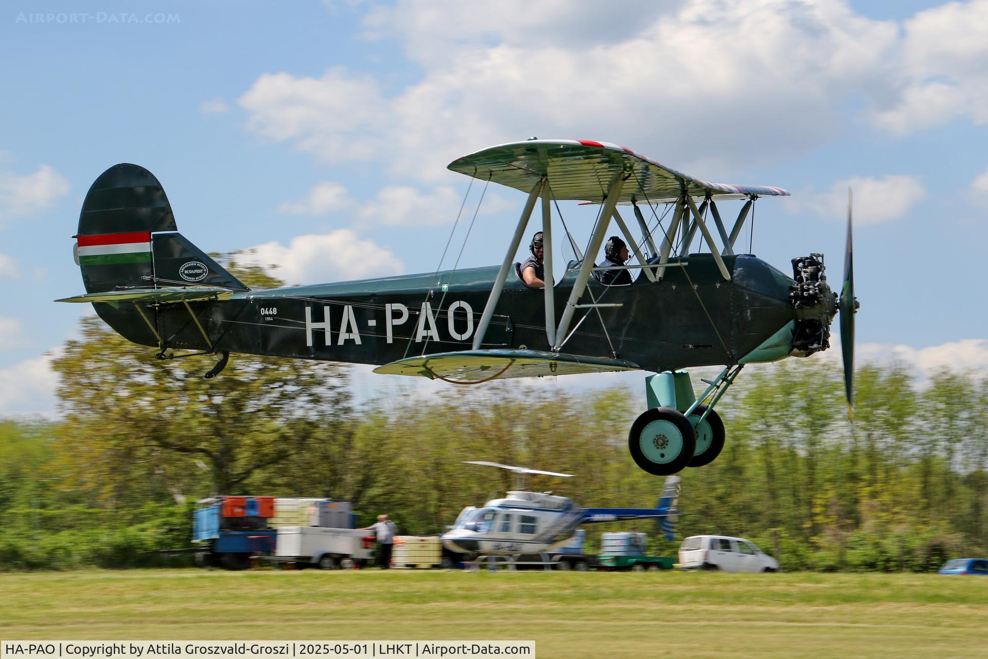 HA-PAO, 1954 PZL-Okecie CSS-13 (Polikarpov Po-2) C/N 0448, LHKT - Kadarkút Airport, Hungary. Kadarkút Airshow 2025