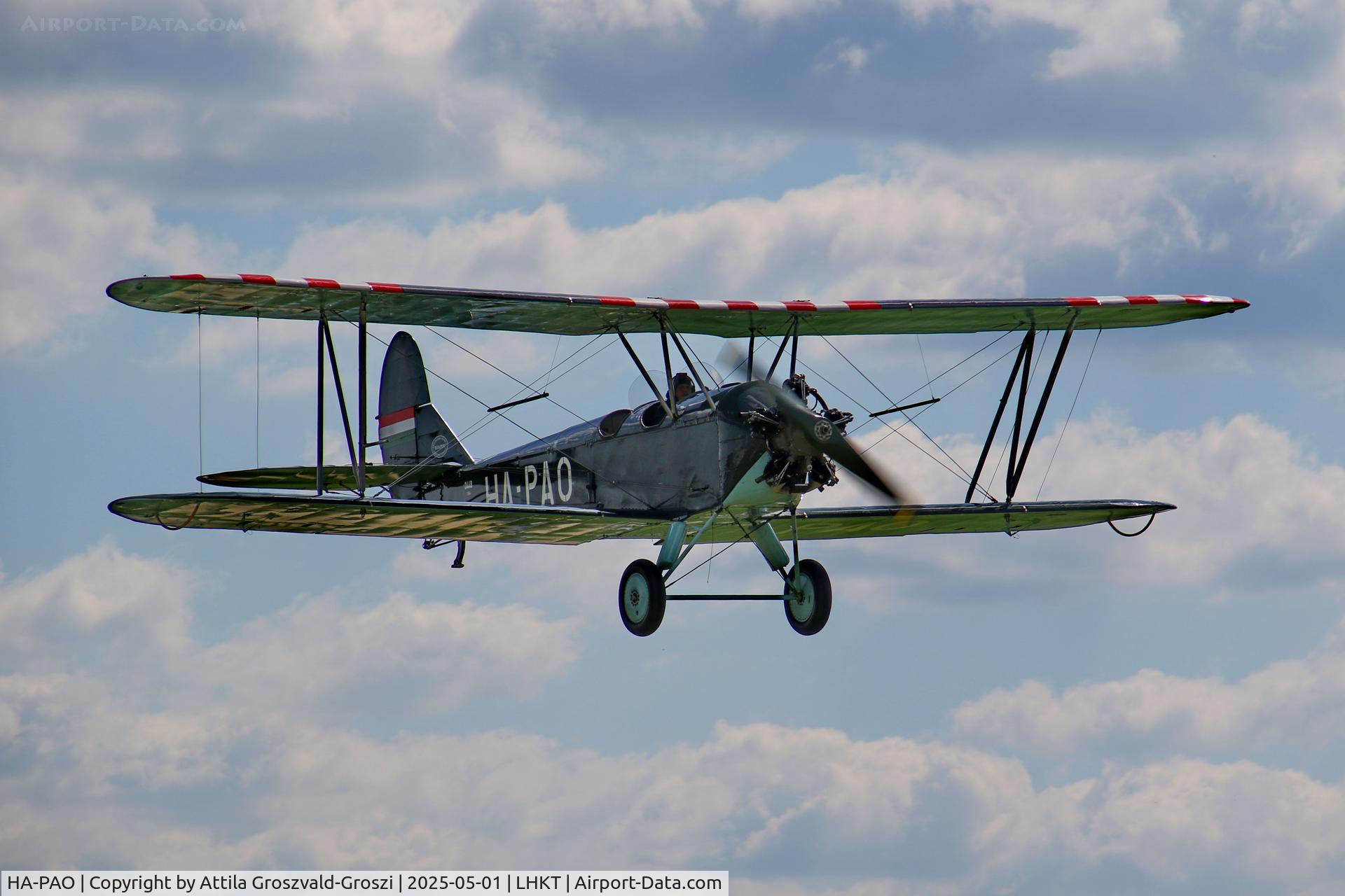 HA-PAO, 1954 PZL-Okecie CSS-13 (Polikarpov Po-2) C/N 0448, LHKT - Kadarkút Airport, Hungary. Kadarkút Airshow 2025