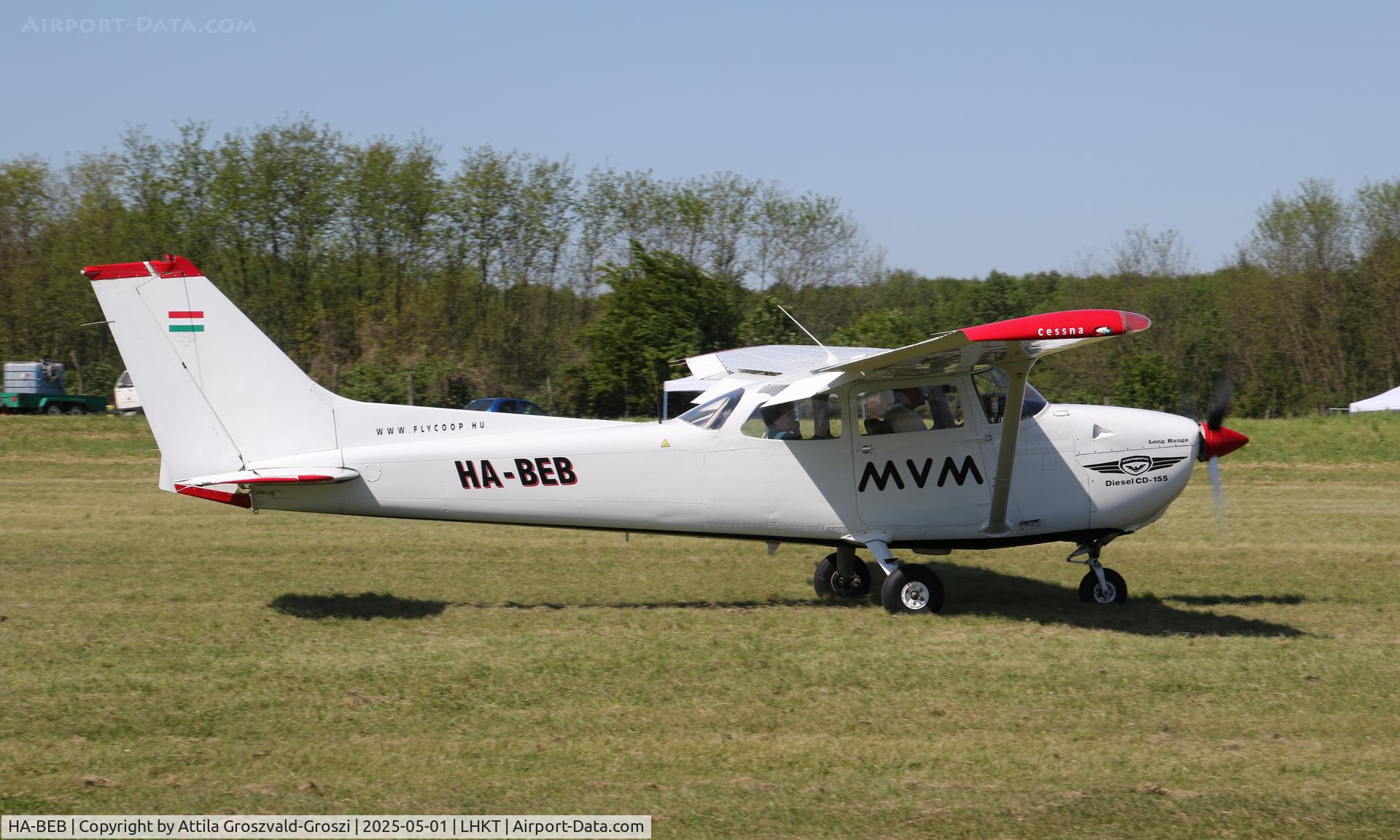 HA-BEB, 1978 Reims F172N Skyhawk Diesel Skyhawk C/N F172-01745, LHKT - Kadarkút Airport, Hungary. Kadarkút Airshow 2025