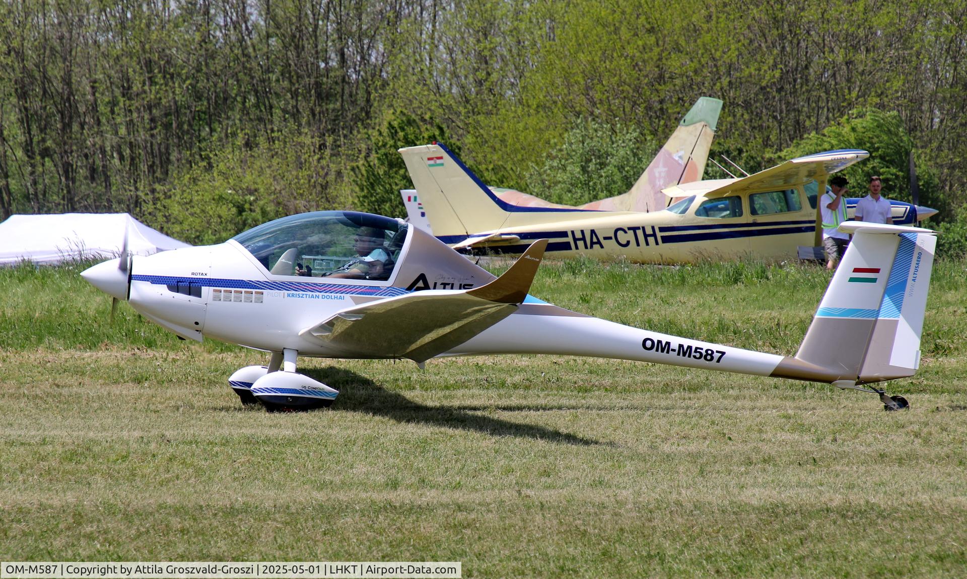OM-M587, 2023 Altus Aero Altus C/N 002, LHKT - Kadarkút Airport, Hungary. Kadarkút Airshow 2025