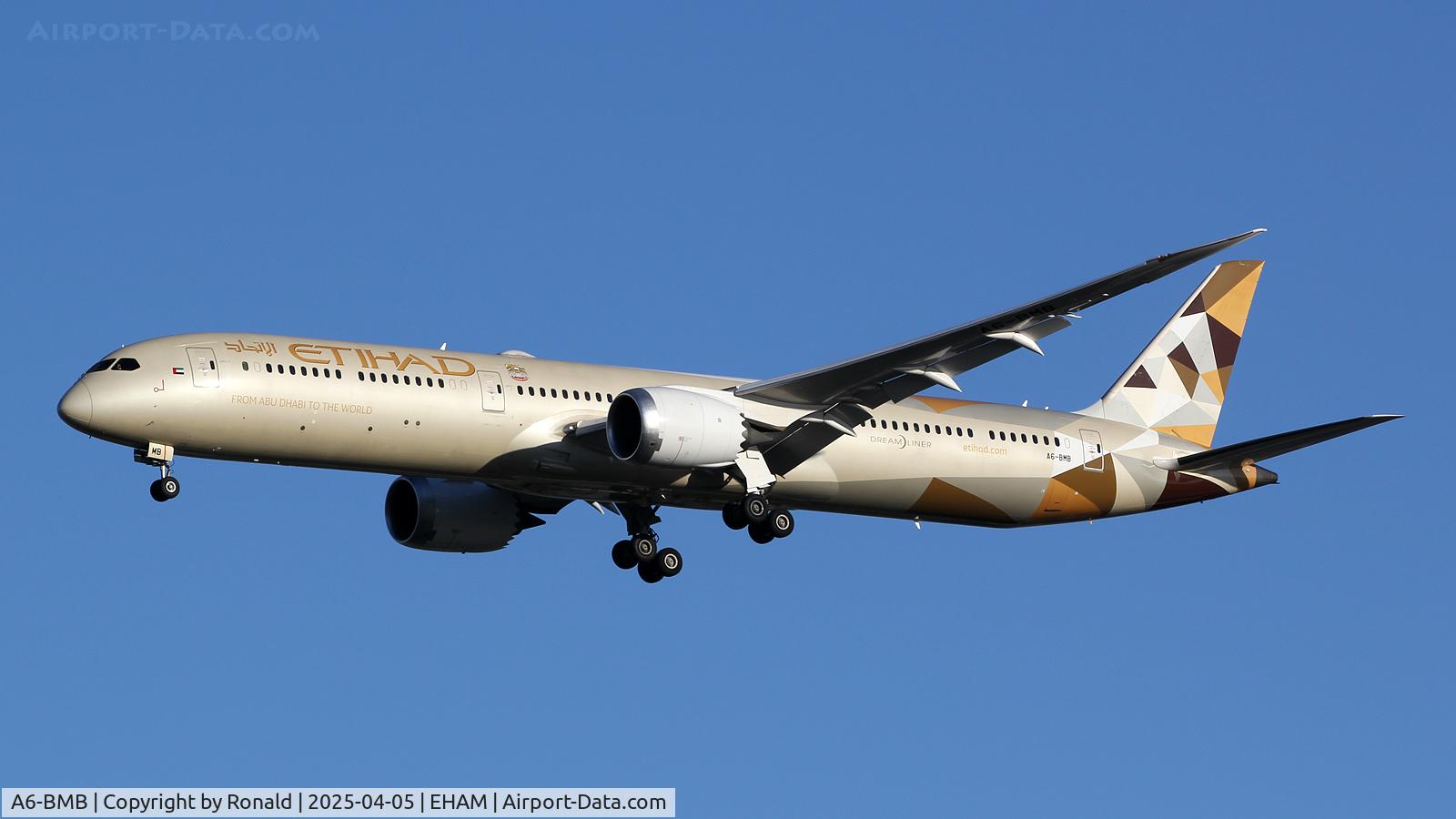 A6-BMB, 2018 Boeing 787-10 Dreamliner C/N 60756, at eham