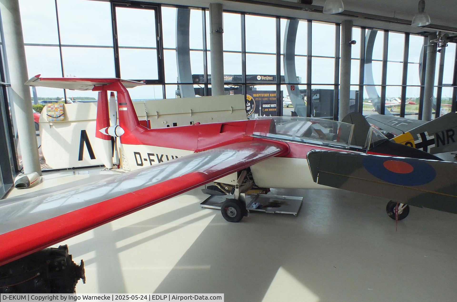 D-EKUM, RFB RW3-P75 Multoplan C/N 02, Rhein-Flugzeugbau (Fischer) RW-3-P75 Multoplan at the 2025 Quax Hangartage / Hangardays at Paderborn Lippstadt airport