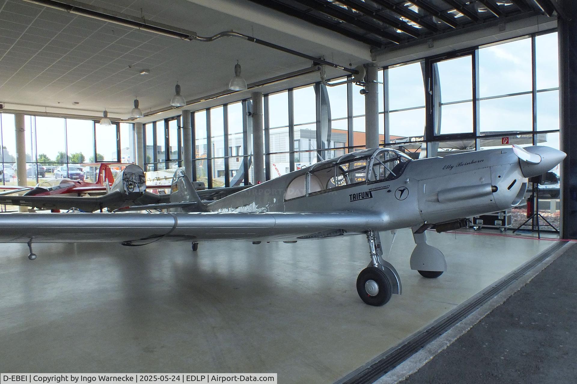 D-EBEI, 1940 Messerschmitt Bf-108B-1 Taifun C/N 2246, Messerschmitt Bf 108B-1 Taifun at the 2025 Quax Hangartage / Hangardays at Paderborn Lippstadt airport