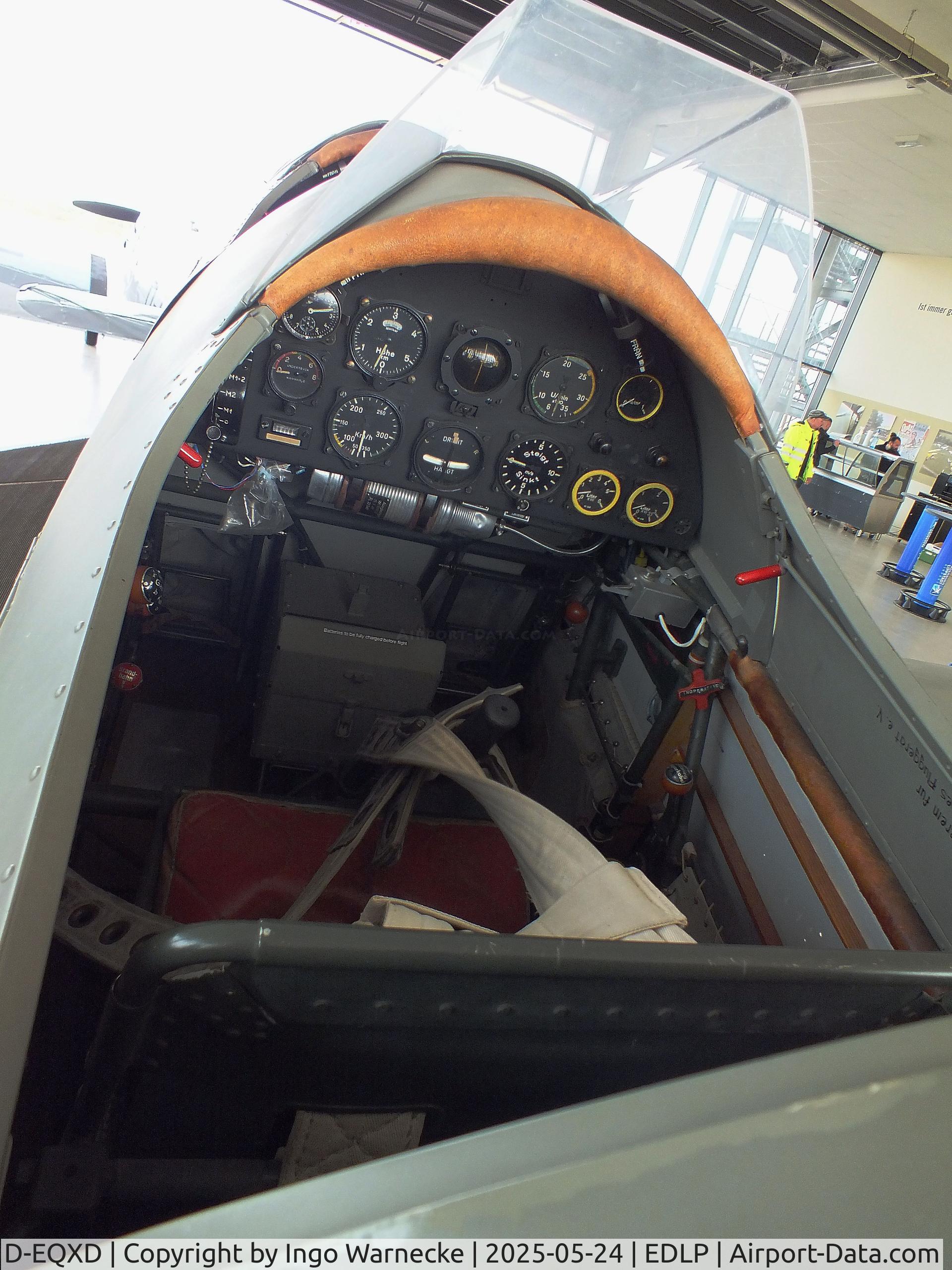D-EQXD, 1941 Klemm Kl-35D C/N 1979, Klemm Kl 35D (temporarily minus engine) at the 2025 Quax Hangartage / Hangardays at Paderborn Lippstadt airport #c