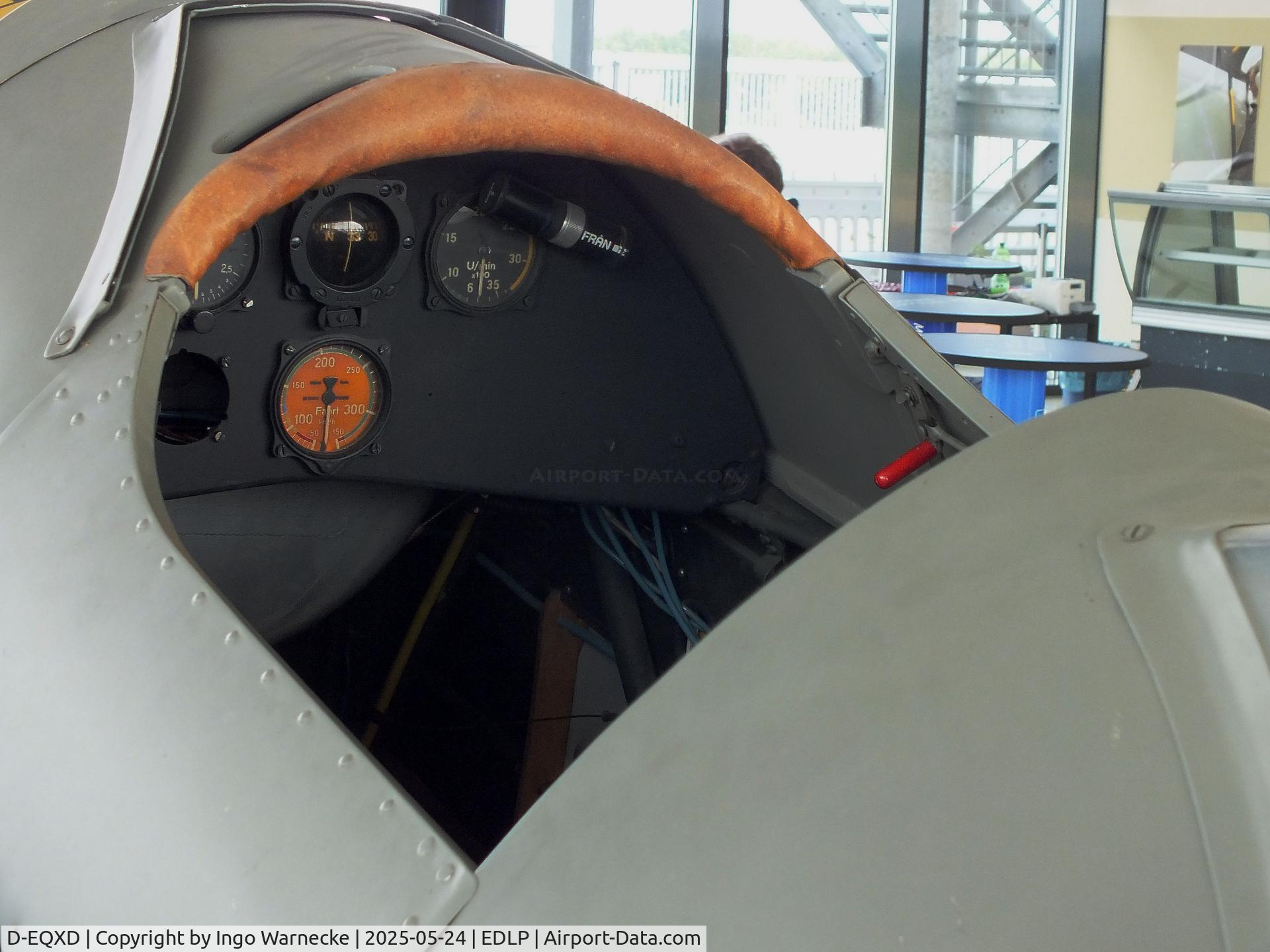 D-EQXD, 1941 Klemm Kl-35D C/N 1979, Klemm Kl 35D (temporarily minus engine) at the 2025 Quax Hangartage / Hangardays at Paderborn Lippstadt airport #c