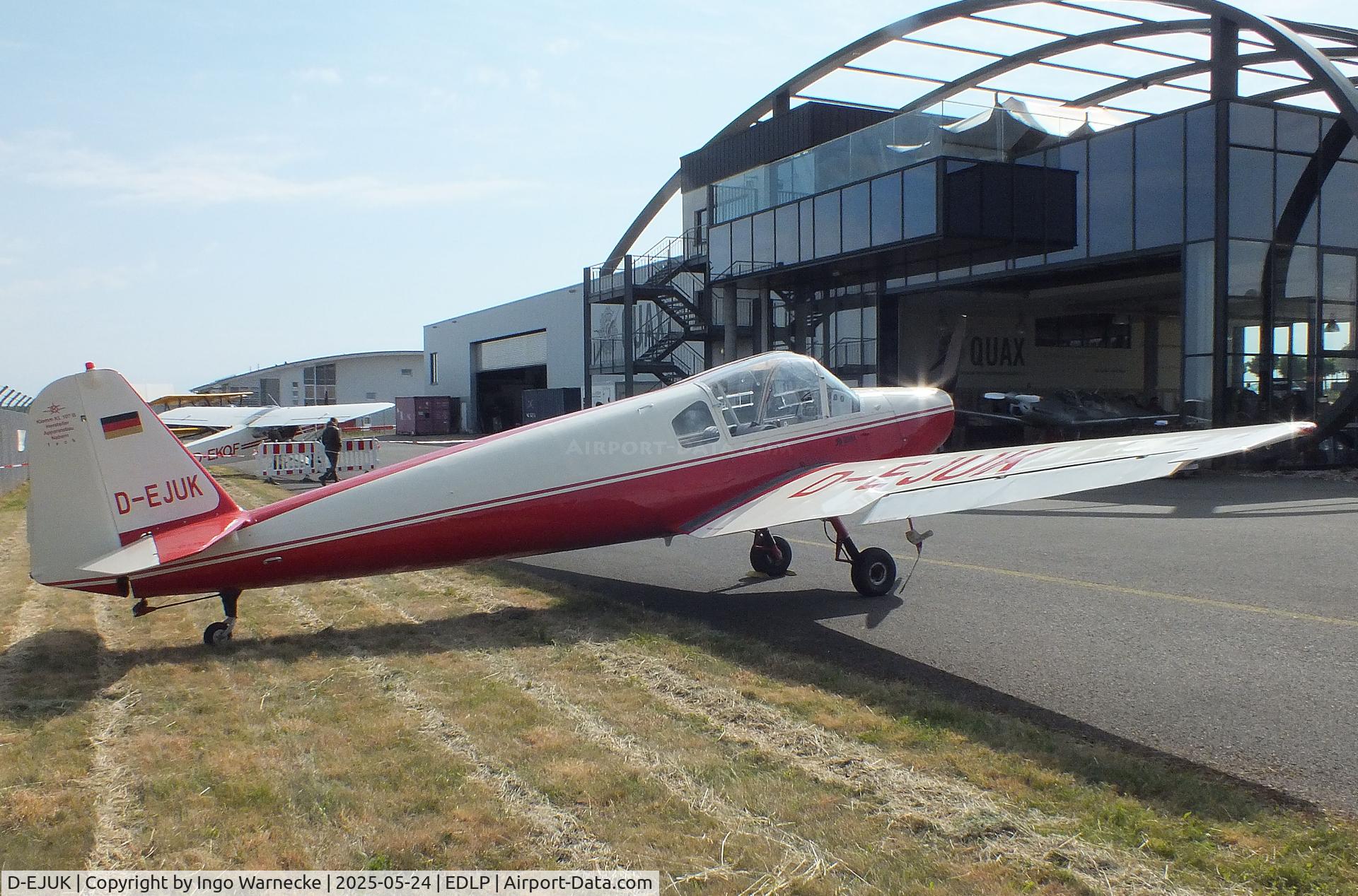 D-EJUK, 1959 Klemm Kl-107B C/N 124, Klemm Kl 107B at the 2025 Quax Hangartage / Hangardays at Paderborn Lippstadt airport