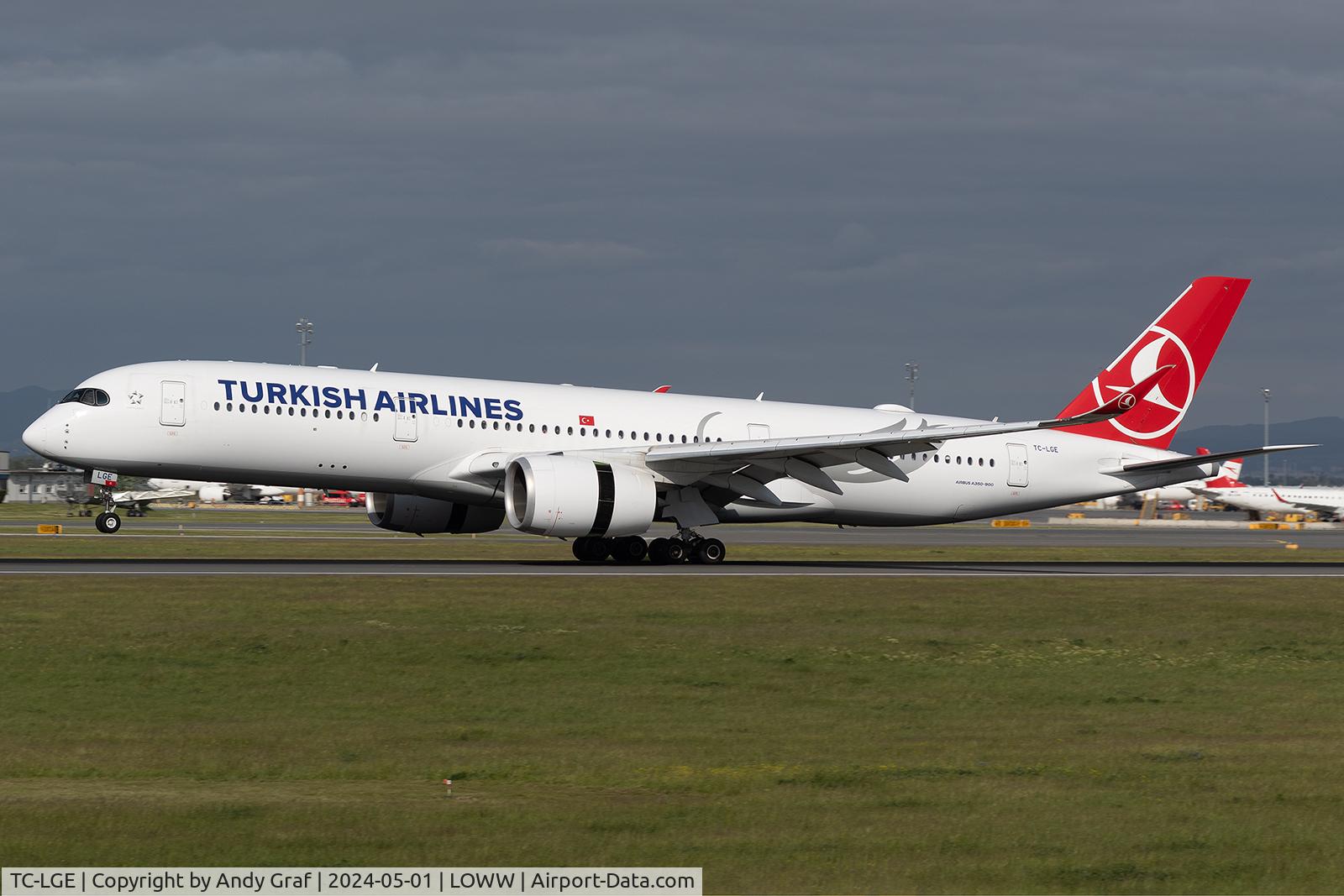 TC-LGE, 2021 Airbus A350-941 C/N 454, Turkish Airlines A350-900