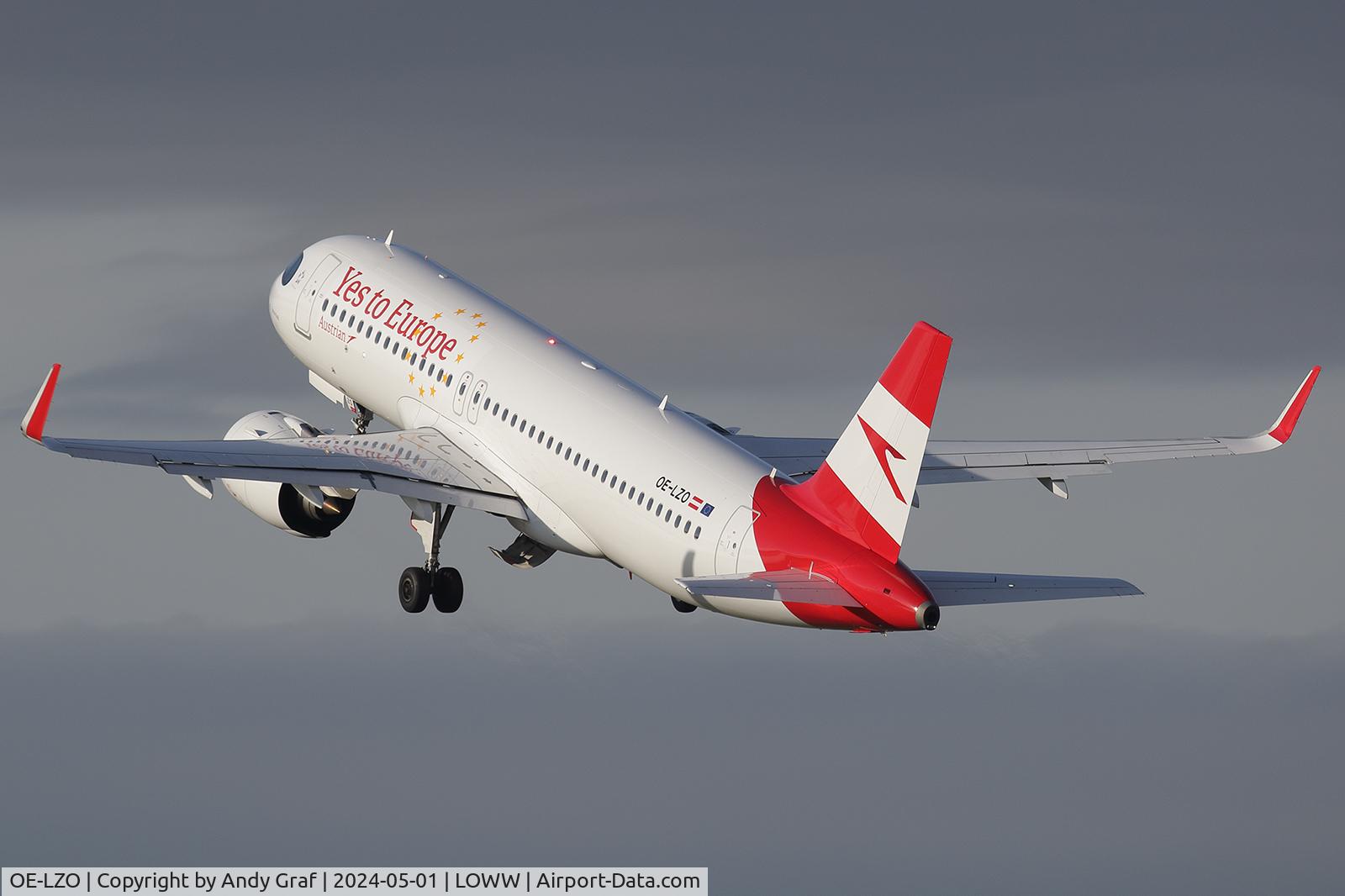 OE-LZO, 2022 Airbus A320-271N C/N 11076, Austrian Airlines A320N