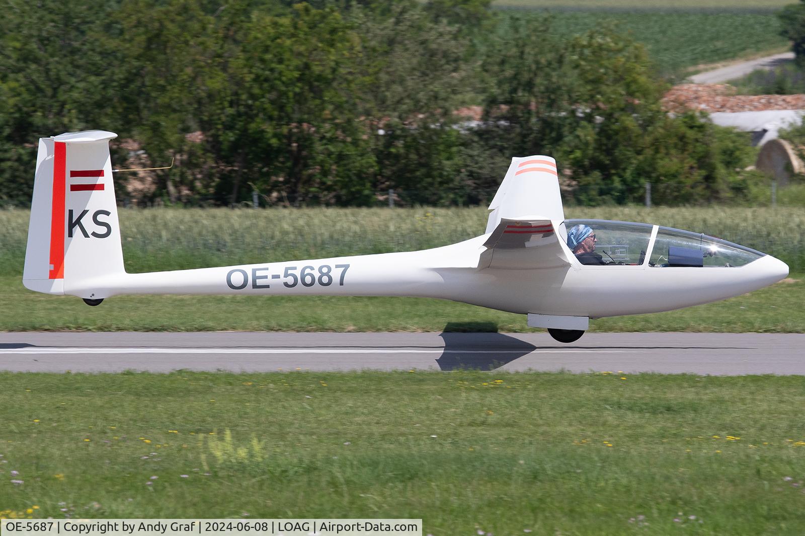 OE-5687, Glasflugel H401 Kestrel C/N 114, Glasfluegel H401