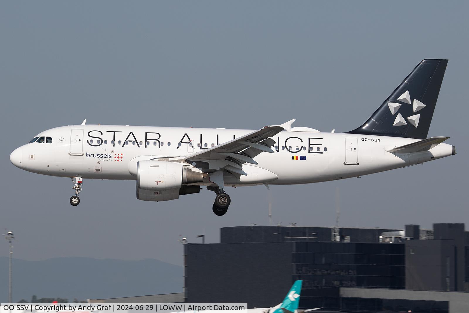 OO-SSV, 2004 Airbus A319-111 C/N 2196, Brussels Airlines A319