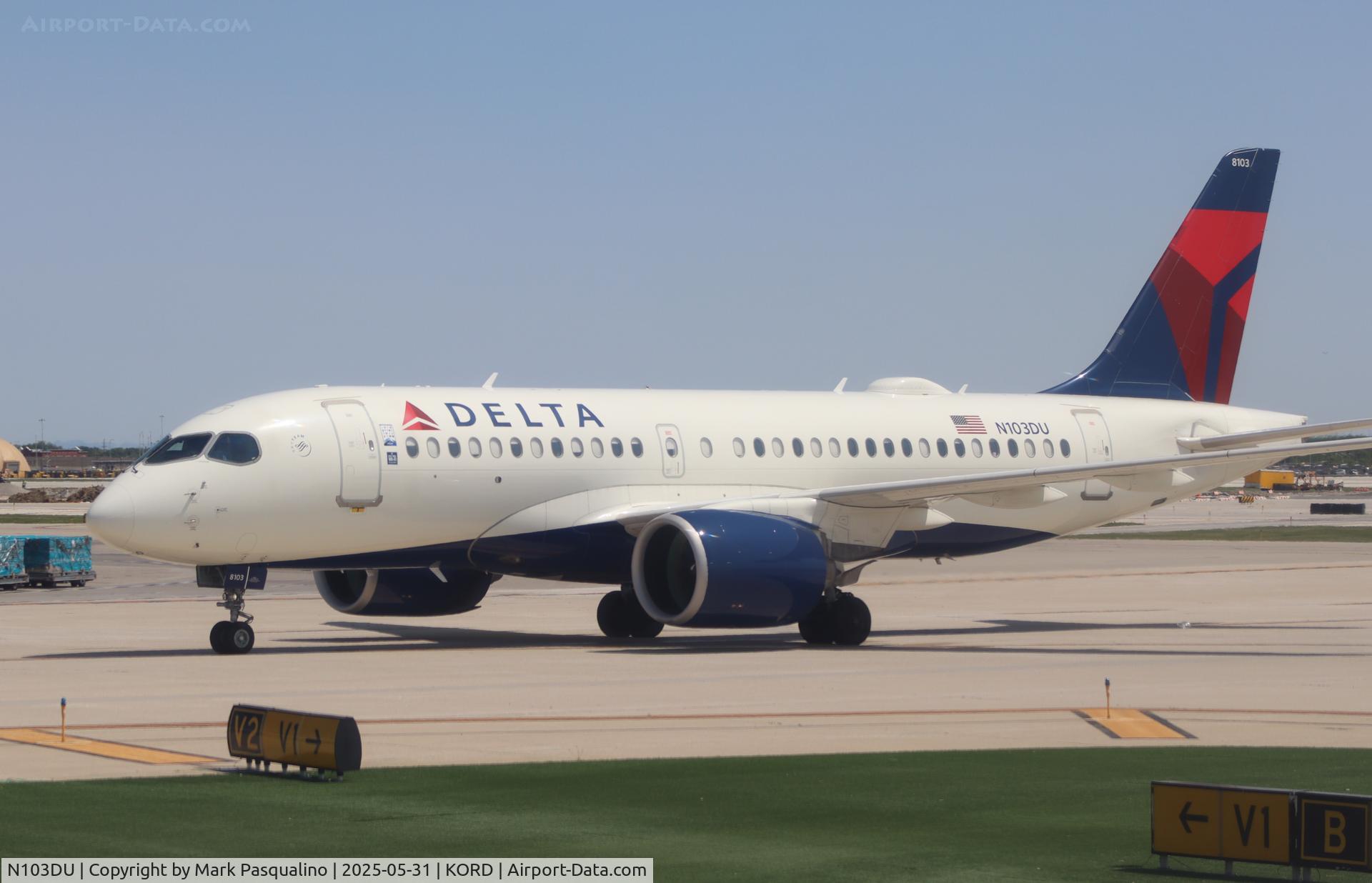 N103DU, 2018 Airbus A220-100 C/N 50022, Airbus A220-171