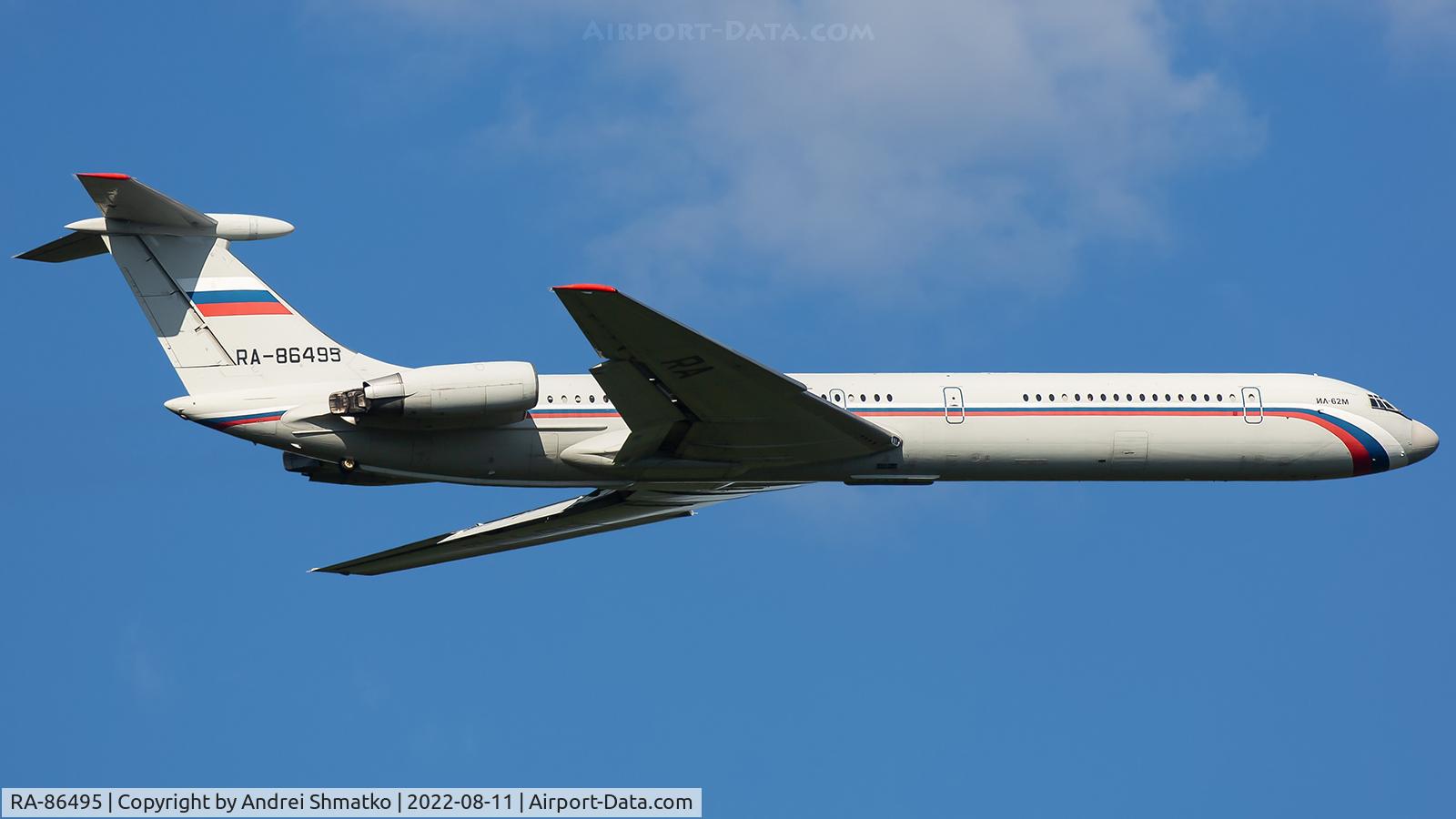 RA-86495, 1977 Ilyushin Il-62M C/N 2726628, Routine mission.