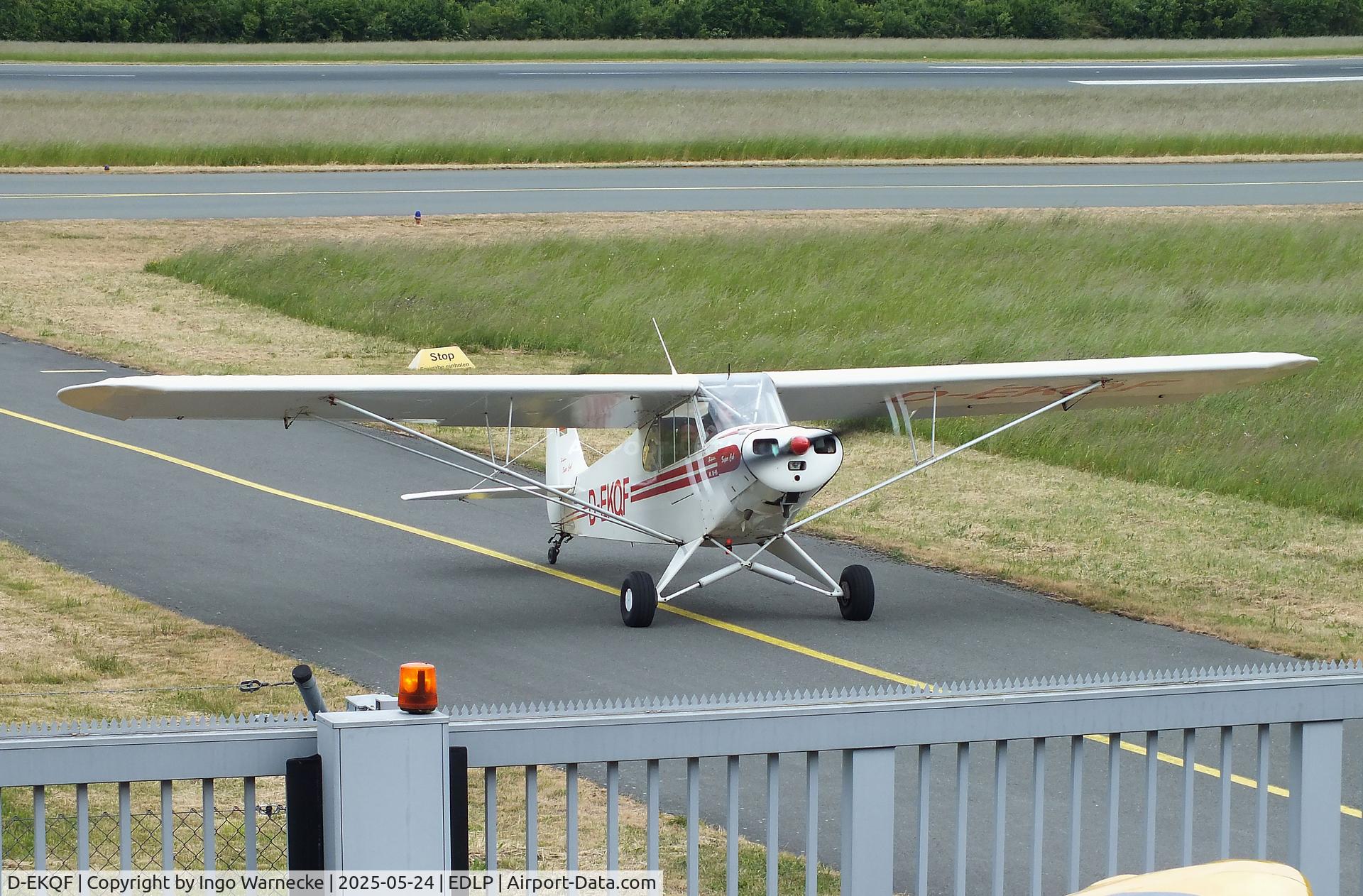 D-EKQF, 1951 Piper L-18C Super Cub C/N 18-1621, Piper L-18C Super Cub at the 2025 Quax Hangartage / Hangardays at Paderborn Lippstadt airport