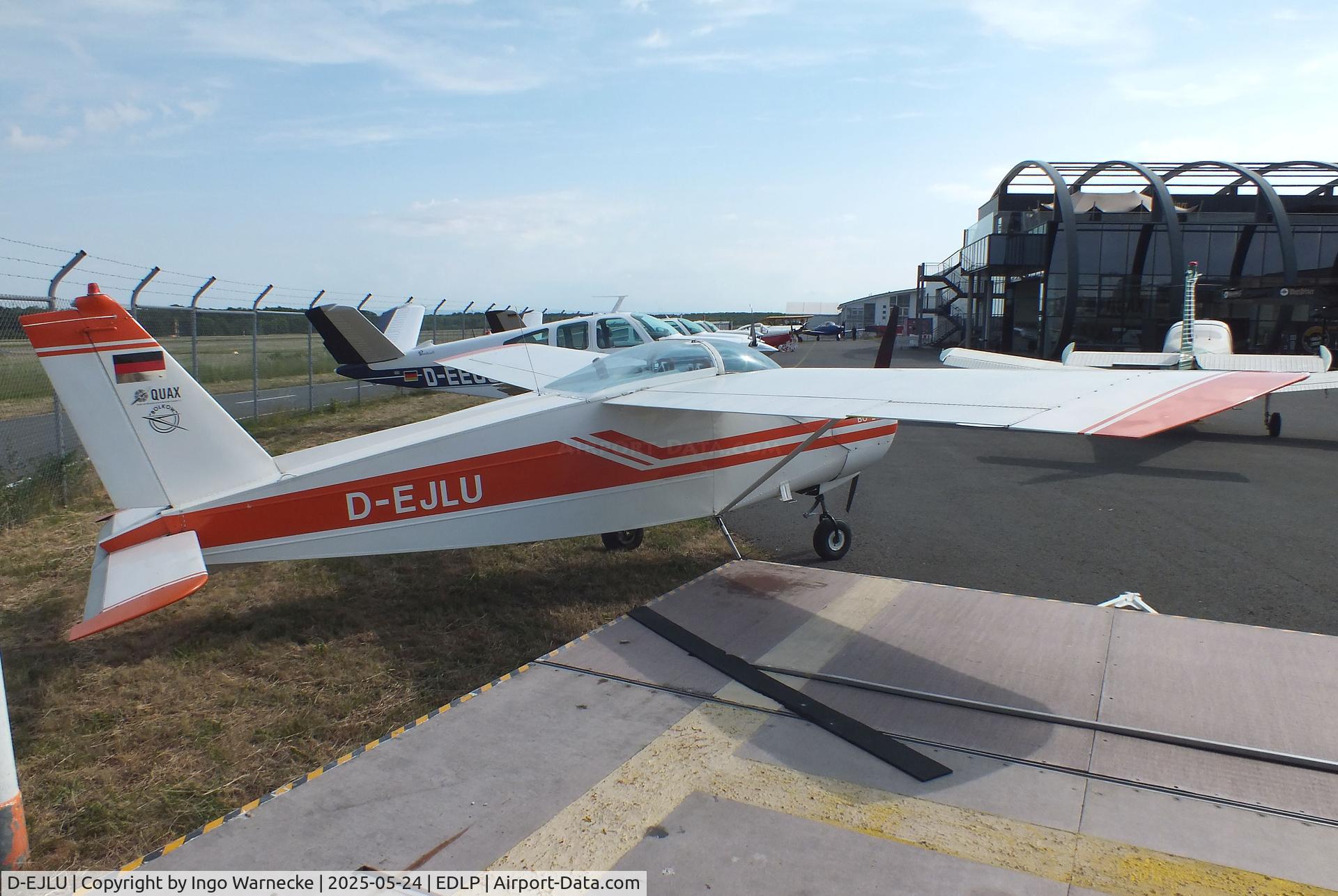 D-EJLU, 1965 Bolkow Bo-208 Junior C/N 550, Bölkow Bo 208 Junior at the 2025 Quax Hangartage / Hangardays at Paderborn Lippstadt airport