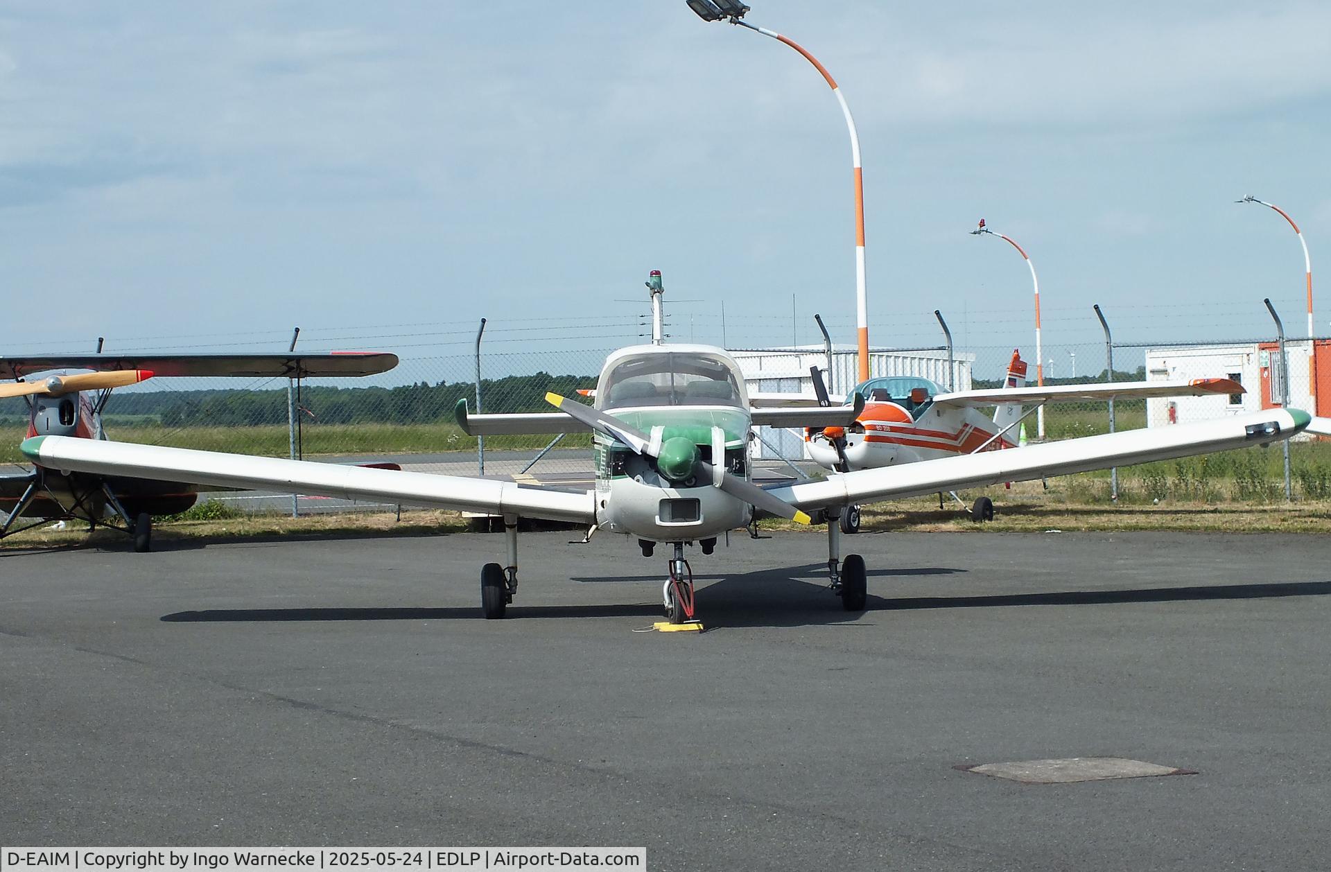 D-EAIM, Fuji FA-200-160 Aero Subaru C/N 173, Fuji FA-200-160 Aero Subaru at the 2025 Quax Hangartage / Hangardays at Paderborn Lippstadt airport