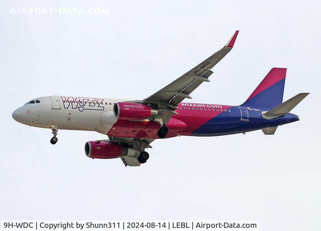 9H-WDC, 2015 Airbus A320-232 C/N 6576, Landing rwy 24R