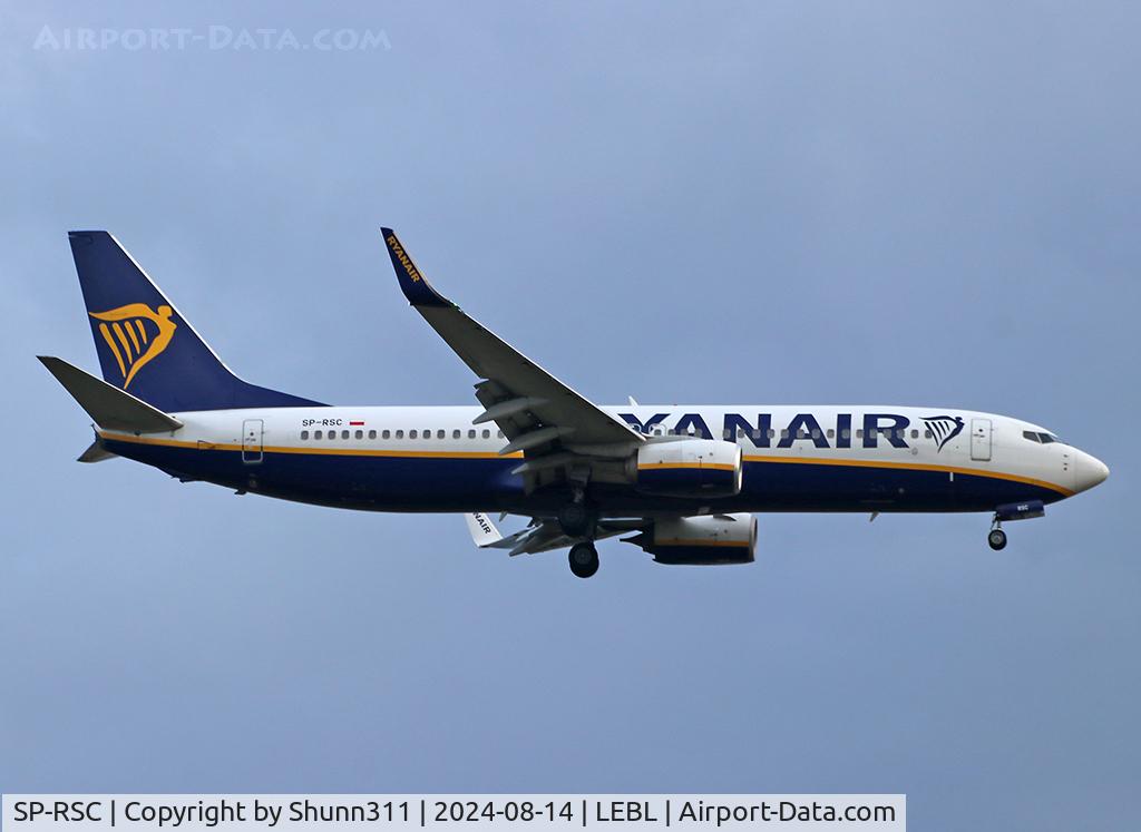 SP-RSC, 2018 Boeing 737-8AS(WL) C/N 44843, Landing rwy 24R
