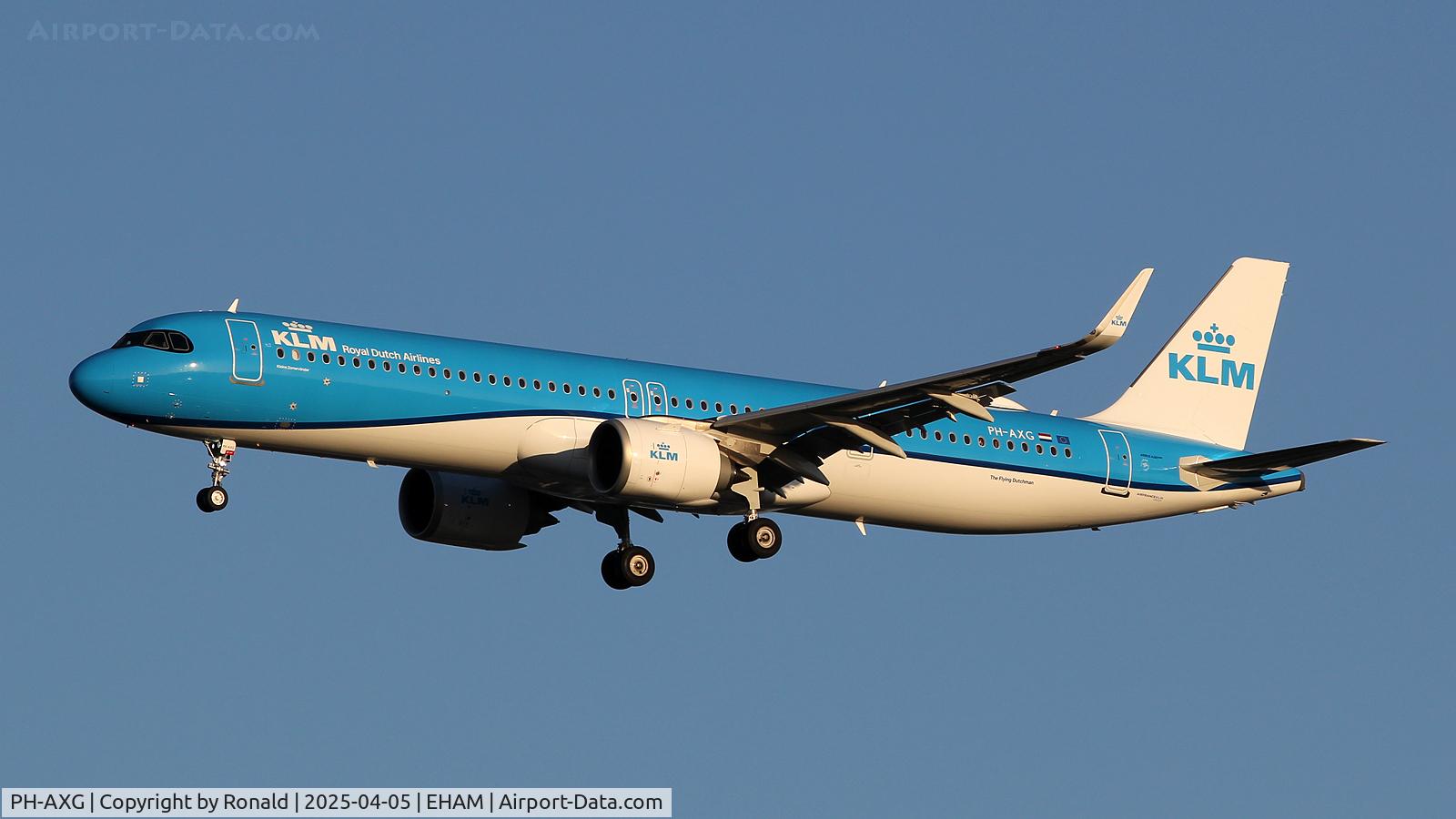 PH-AXG, 2025 Airbus A321-252NX C/N 12445, at eham