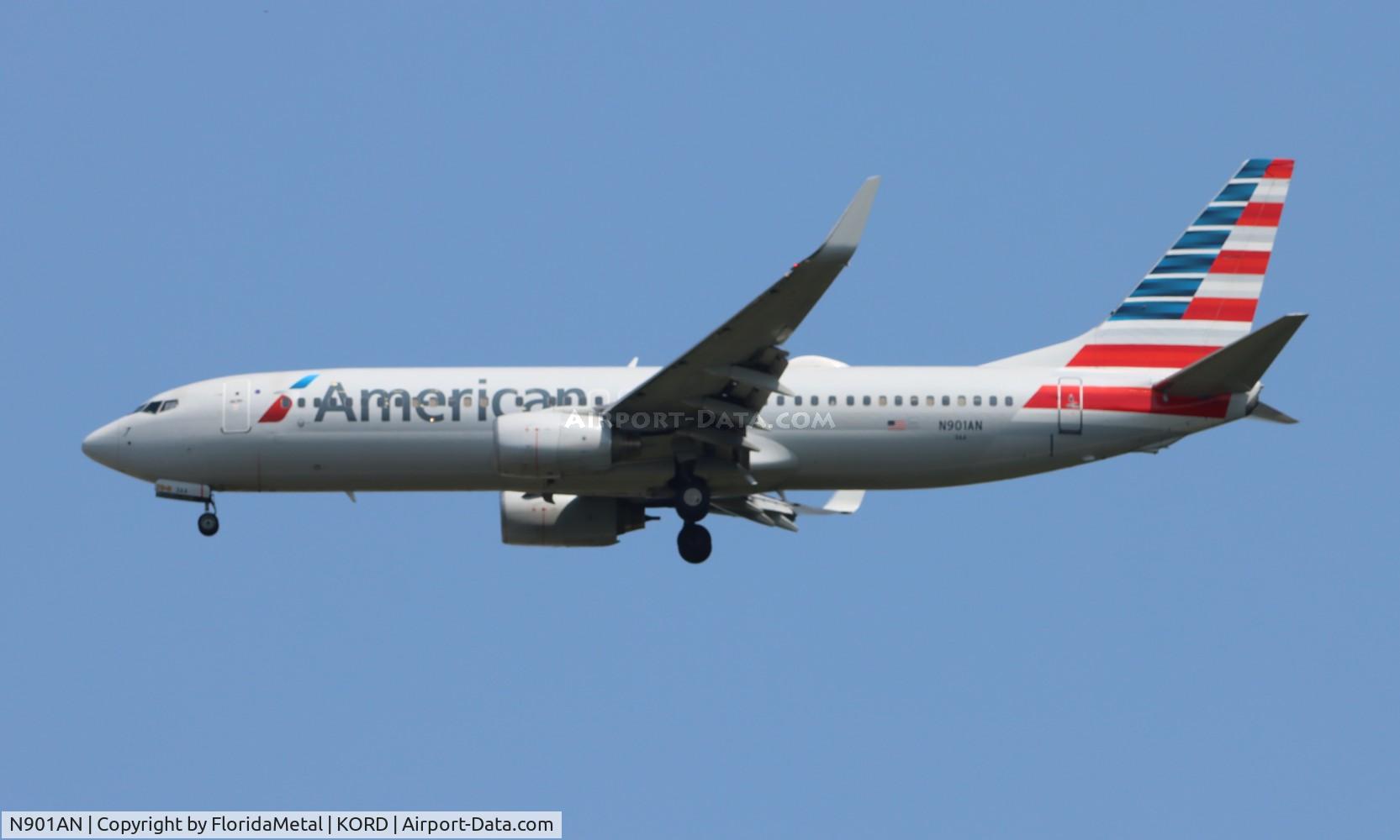 N901AN, 1999 Boeing 737-823 C/N 29503, AAL 738 zx phl-ord