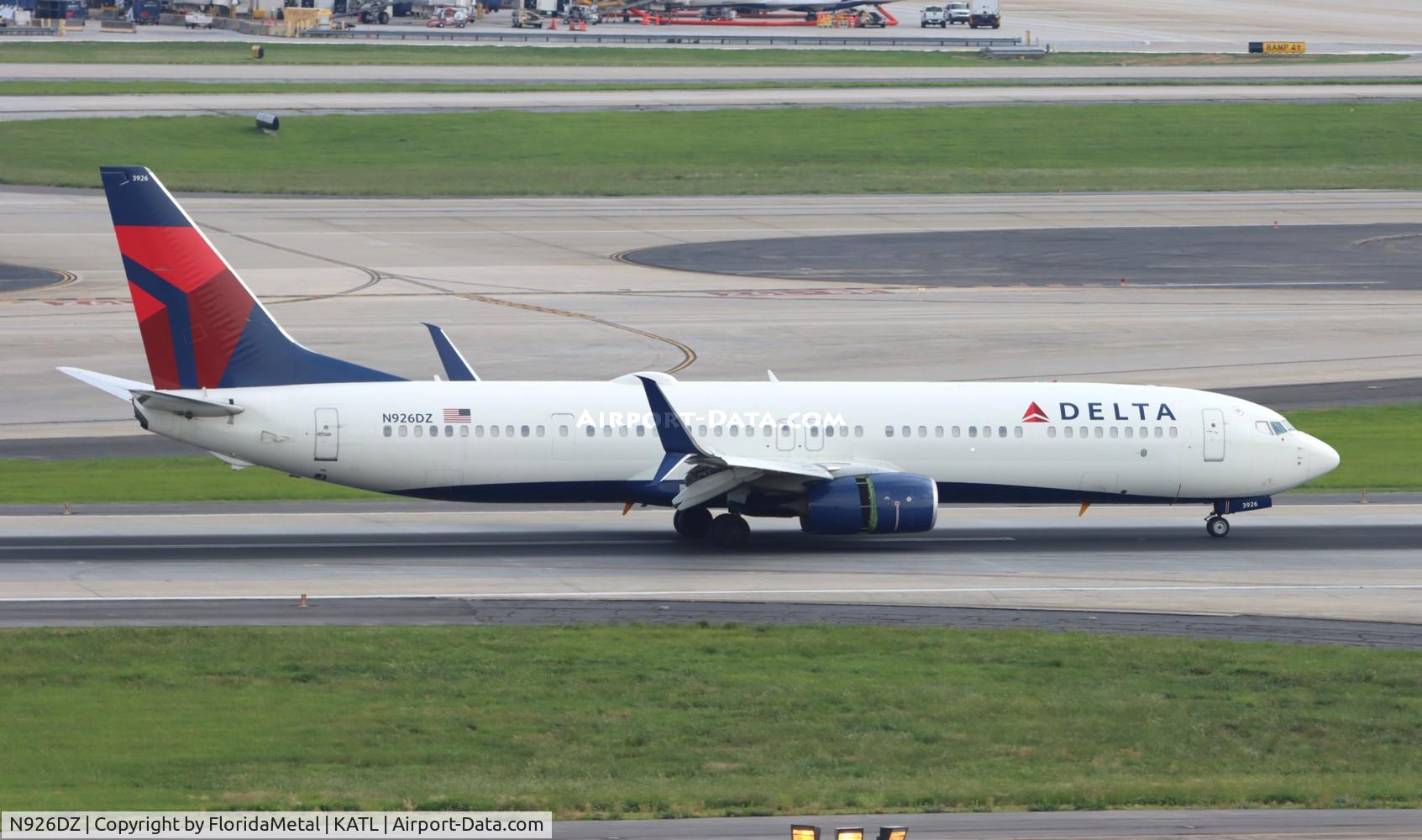 N926DZ, 2019 Boeing 737-932/ER C/N 63534, DAL 739 zx ind-atl