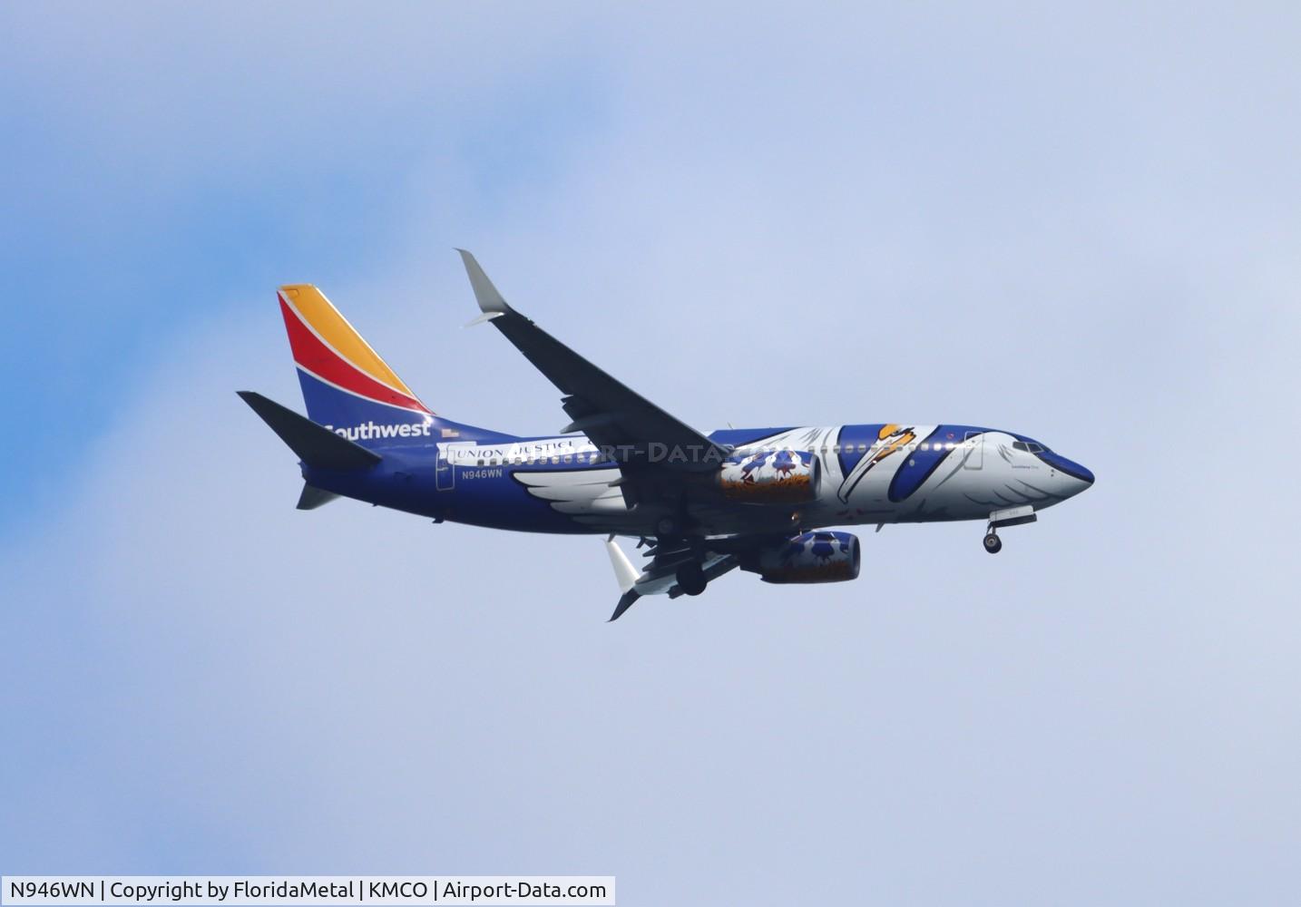 N946WN, 2010 Boeing 737-7H4 C/N 36918, SWA 737 Louisiana zx den-mco