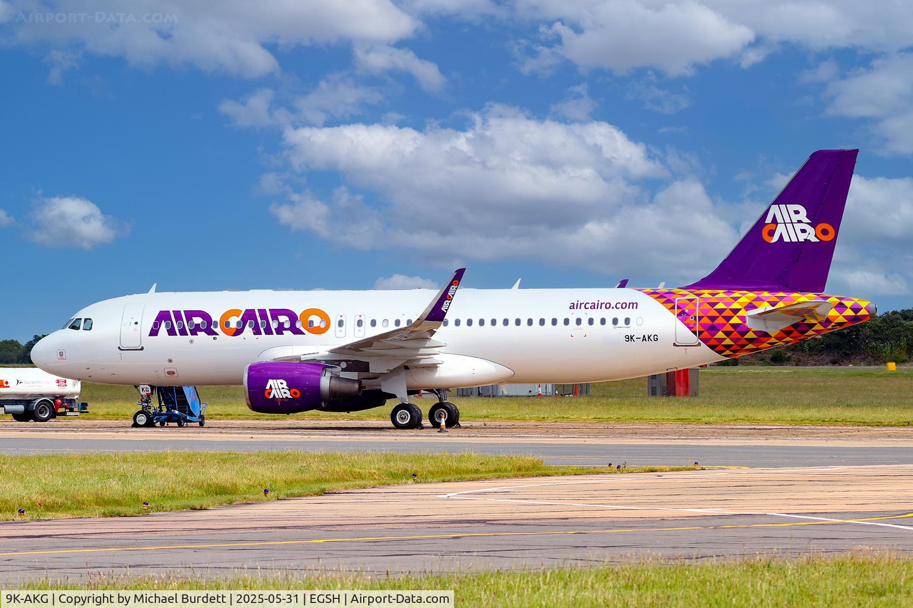 9K-AKG, 2015 Airbus A320-214 C/N 6458, Fresh from repaint