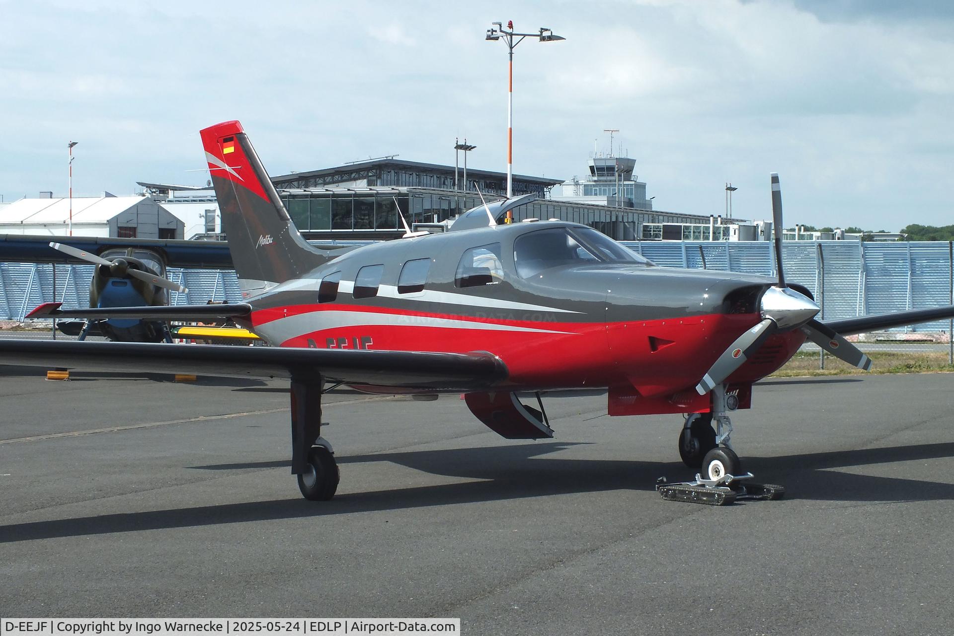 D-EEJF, 1988 Piper PA-46-310P Malibu C/N Not found D-EEJF, Piper PA-46-310P Malibu at the 2025 Quax Hangartage / Hangardays at Paderborn Lippstadt airport