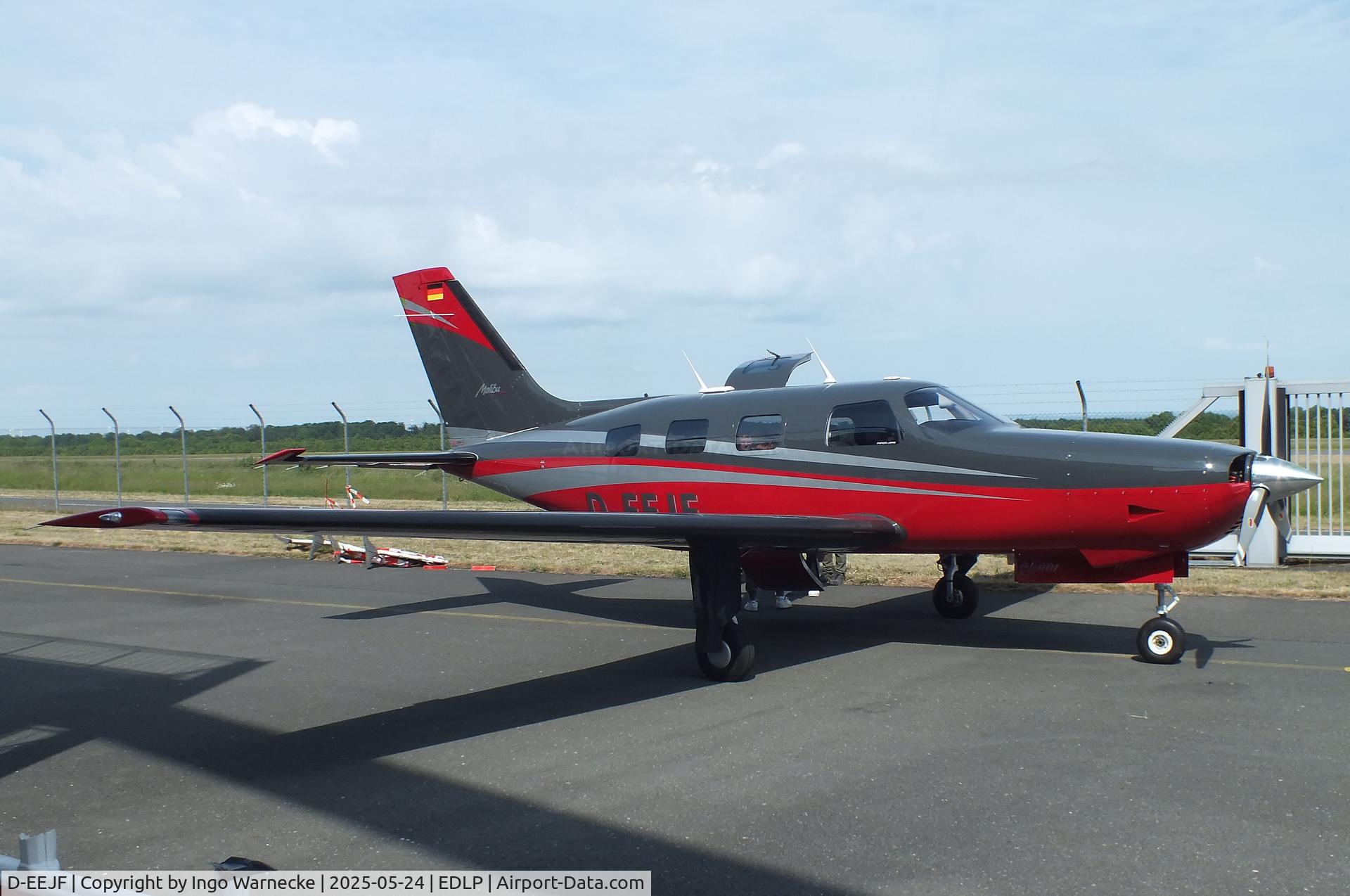 D-EEJF, 1988 Piper PA-46-310P Malibu C/N Not found D-EEJF, Piper PA-46-310P Malibu at the 2025 Quax Hangartage / Hangardays at Paderborn Lippstadt airport