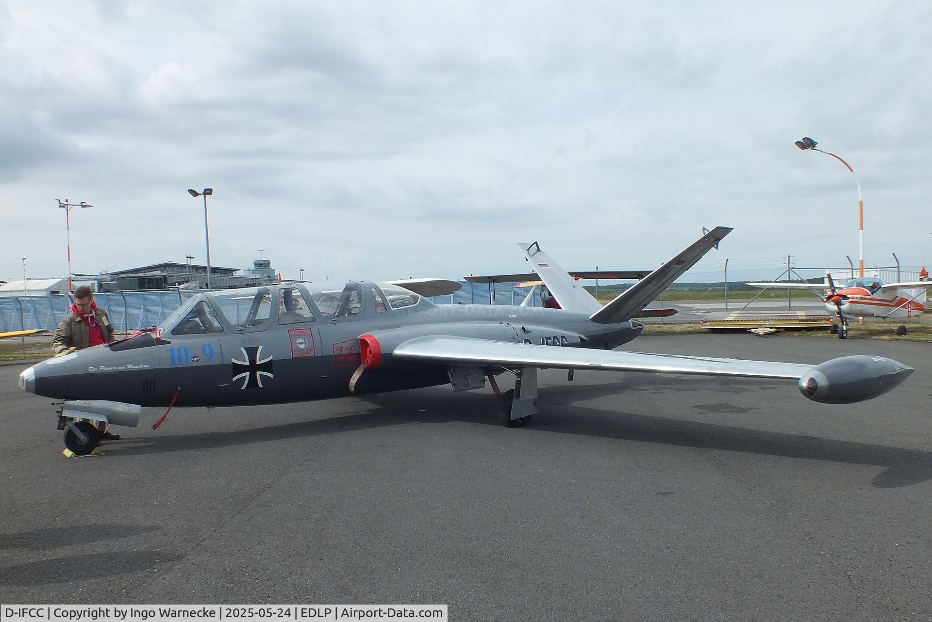 D-IFCC, Fouga CM-170R Magister C/N D79, Fouga CM.170R Magister at the 2025 Quax Hangartage / Hangardays at Paderborn Lippstadt airport