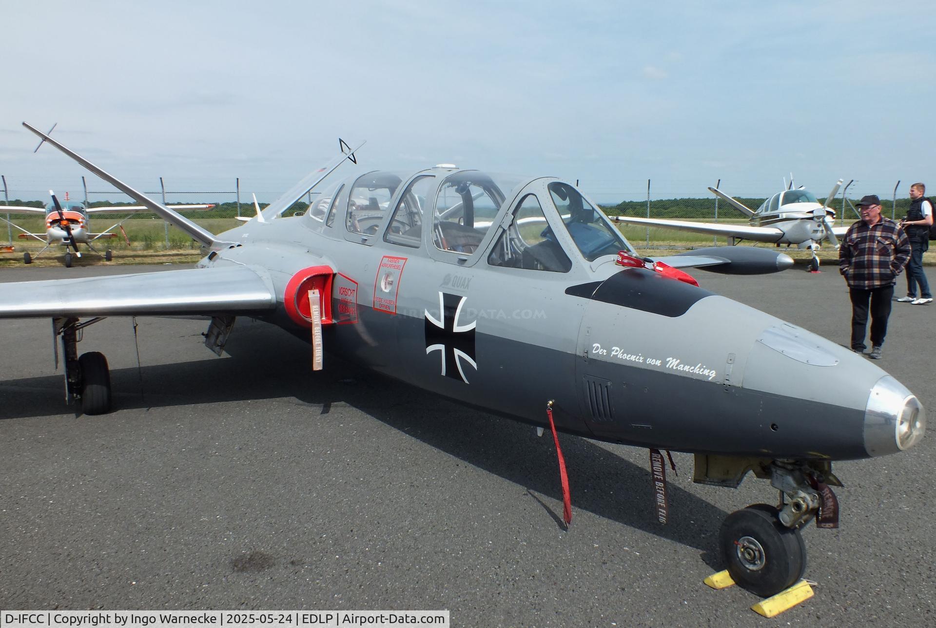 D-IFCC, Fouga CM-170R Magister C/N D79, Fouga CM.170R Magister at the 2025 Quax Hangartage / Hangardays at Paderborn Lippstadt airport