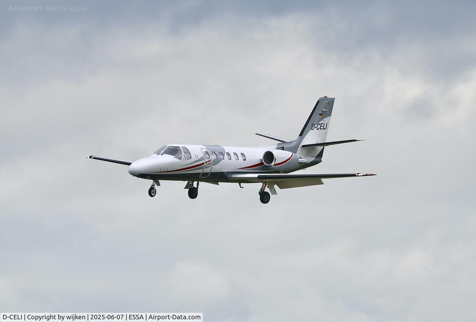D-CELI, 2002 Cessna 550 Citation Bravo C/N 550-0998, Rwy 26