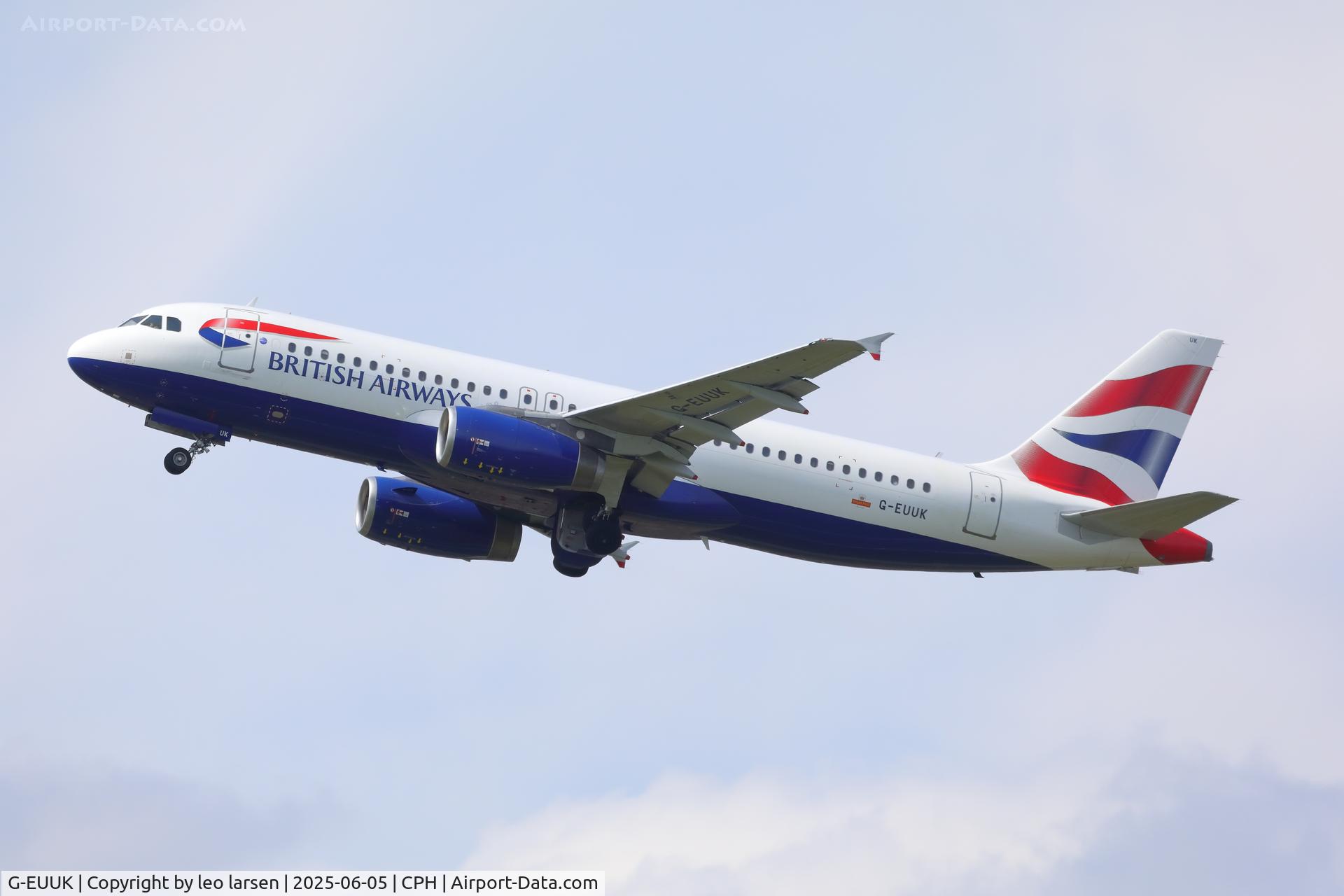 G-EUUK, 2002 Airbus A320-232 C/N 1899, Copenhagen 5.6.2025