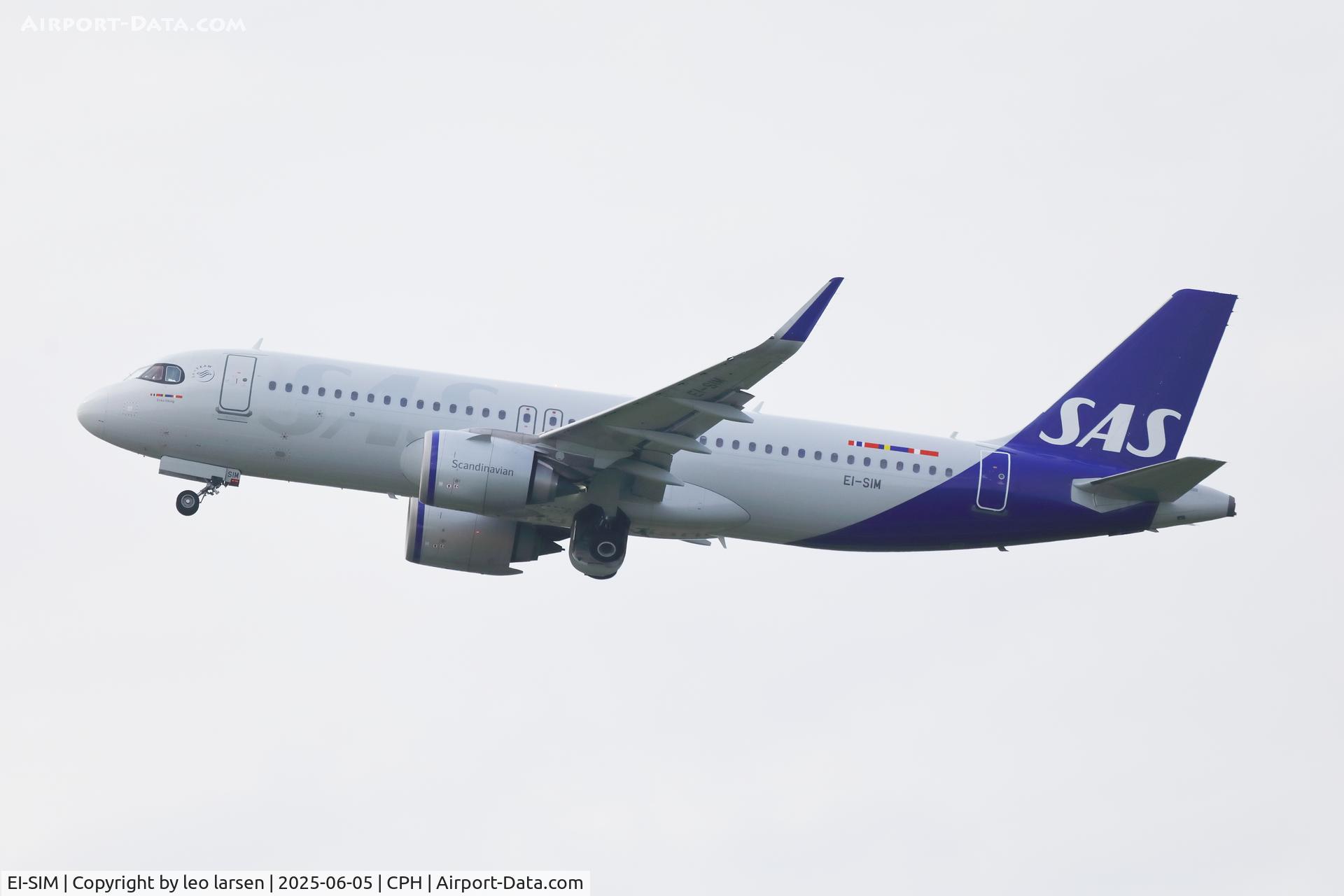 EI-SIM, 2022 Airbus A320-251N C/N 10761, Copenhagen 5.6.2025
