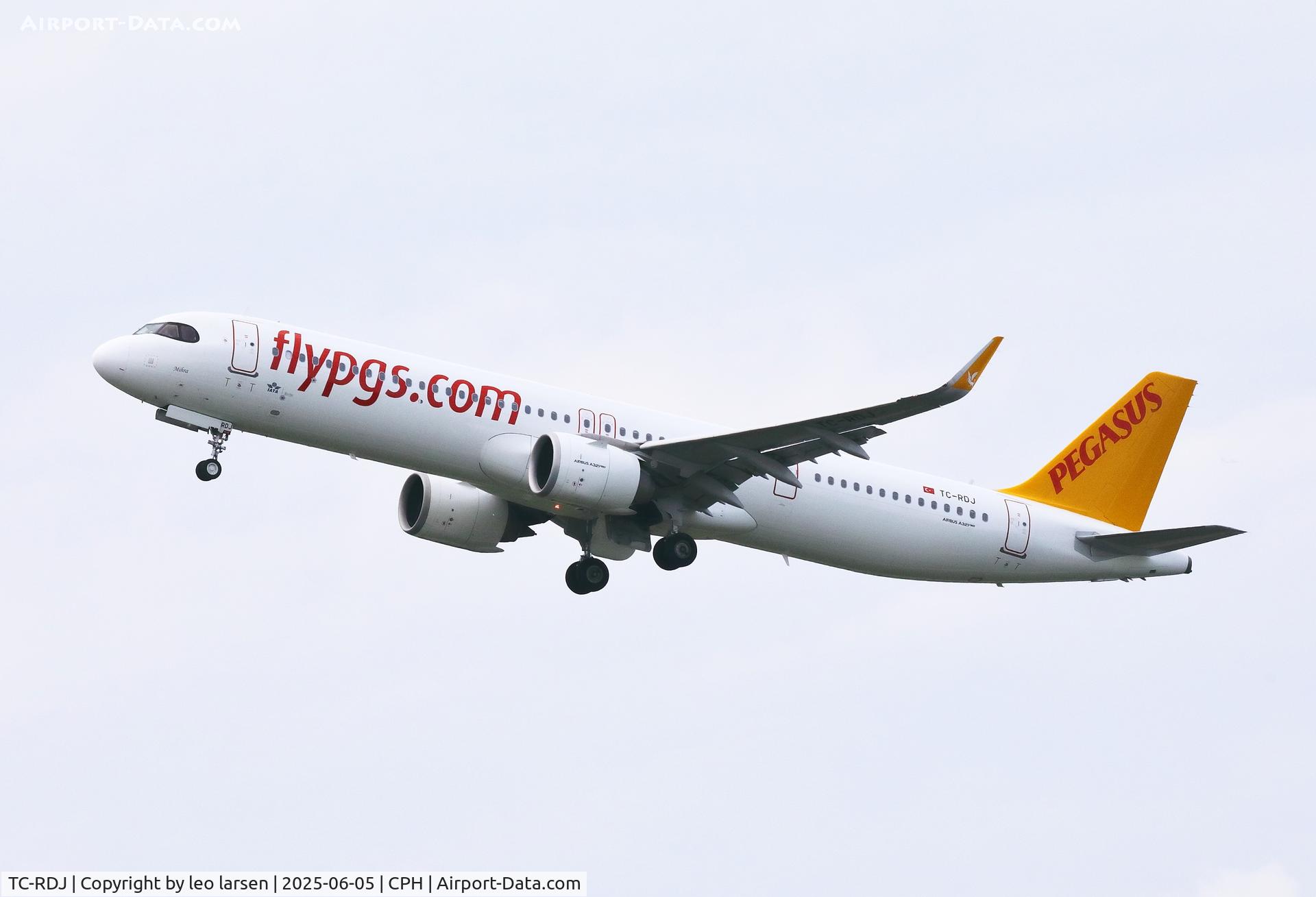TC-RDJ, 2023 Airbus A321-251NX Neo C/N 11496, Copenhagen 5.6.2025