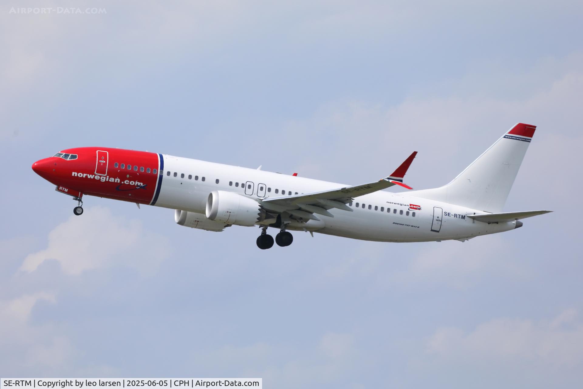SE-RTM, Boeing 737-8 MAX C/N 62926 / 8763, Copenhagen 5.6.2025