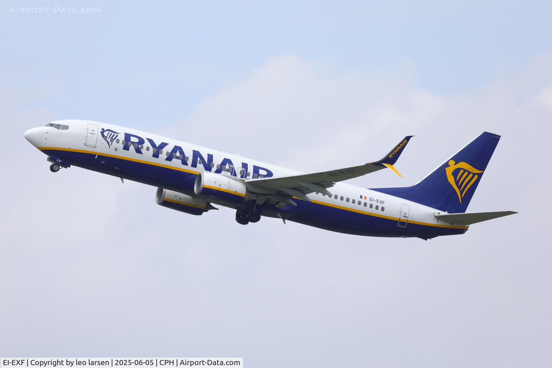 EI-EXF, 2012 Boeing 737-8AS C/N 40322, Copenhagen 5.6.2025